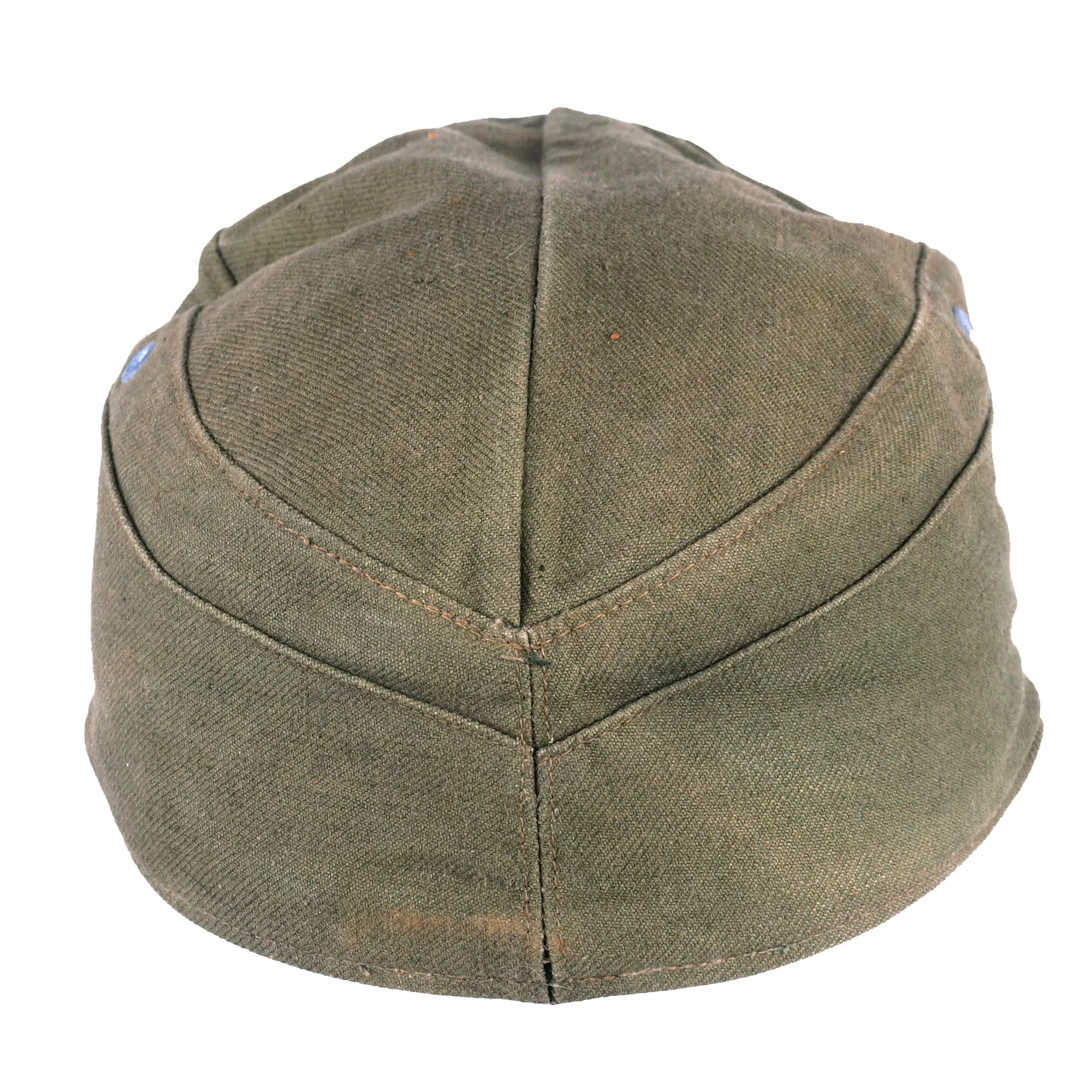 Original German WWII Deutsches Afrika Korps Service Worn DAK M41 Field Cap by Carl Halfar