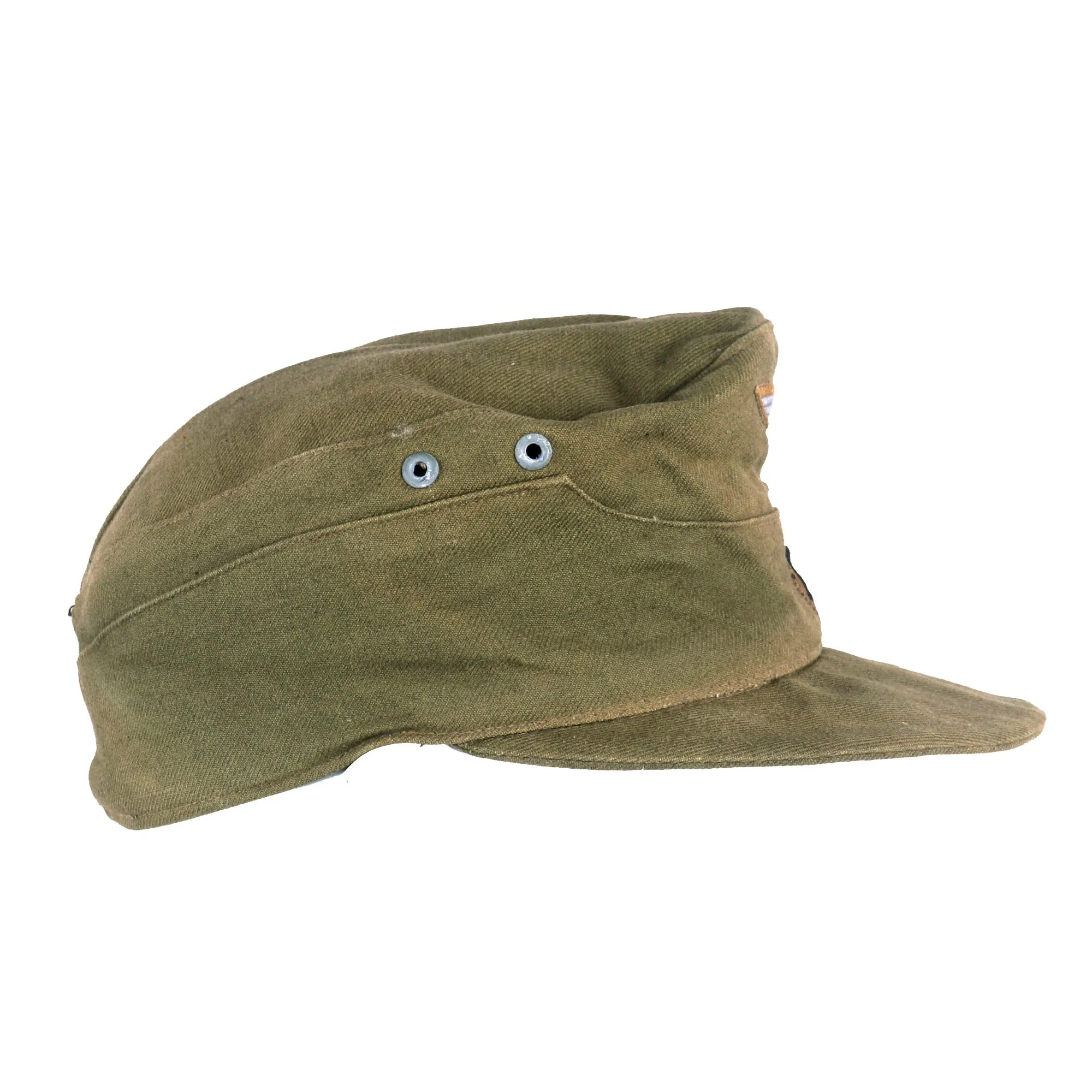 Original German WWII Deutsches Afrika Korps Service Worn DAK M41 Field Cap by Carl Halfar