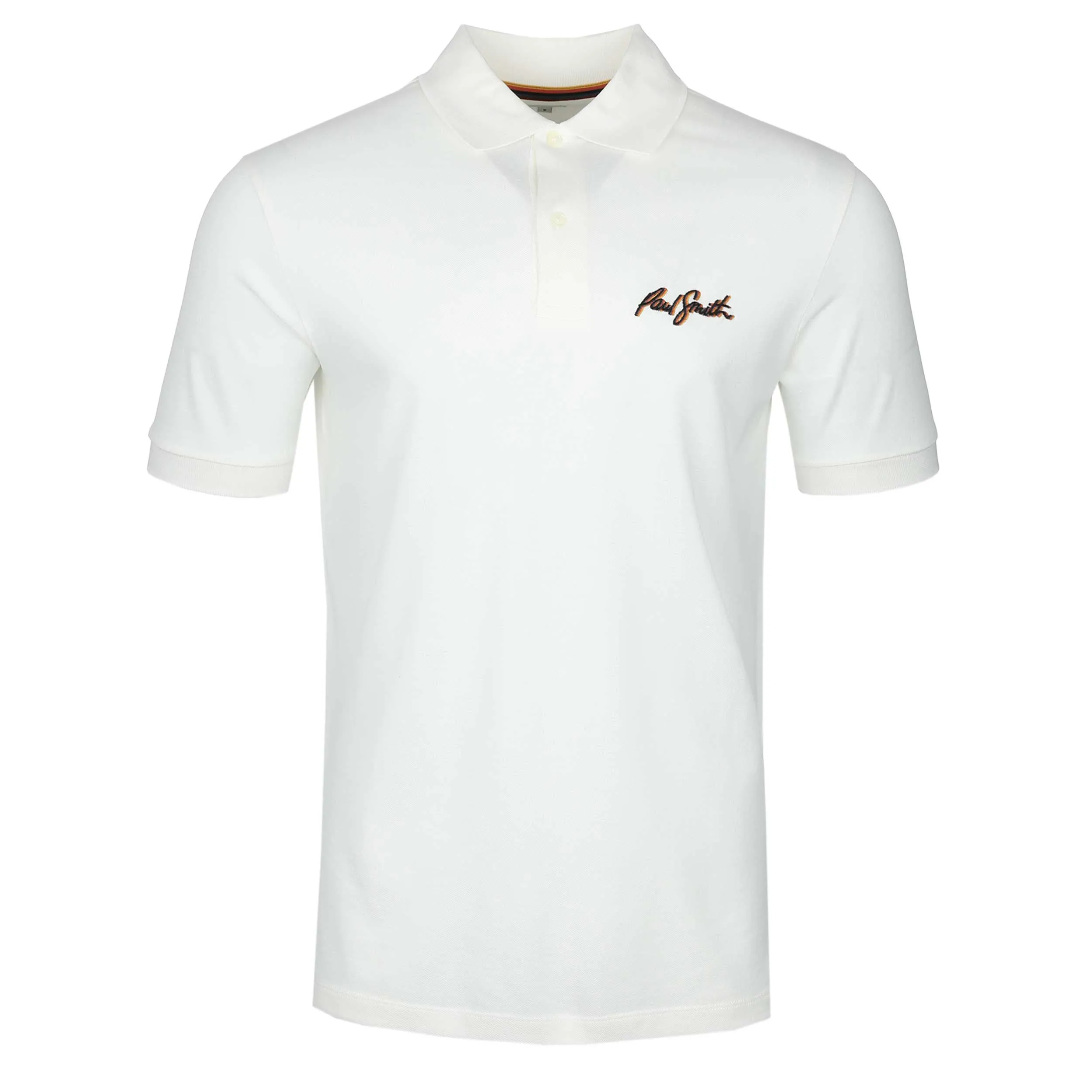 Paul Smith Shadow Logo Polo Shirt in White