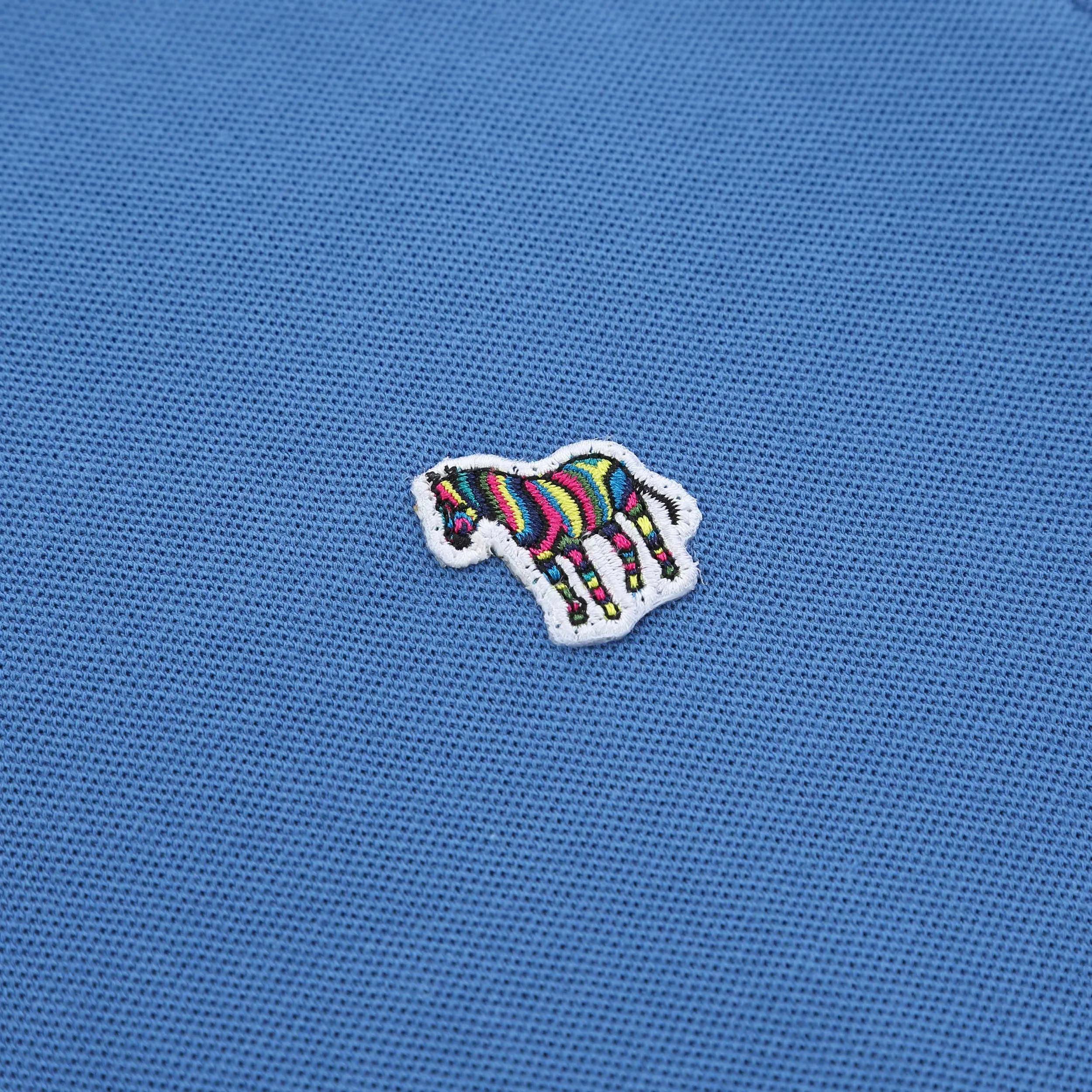 Paul Smith Zebra Badge Polo Shirt in Blue