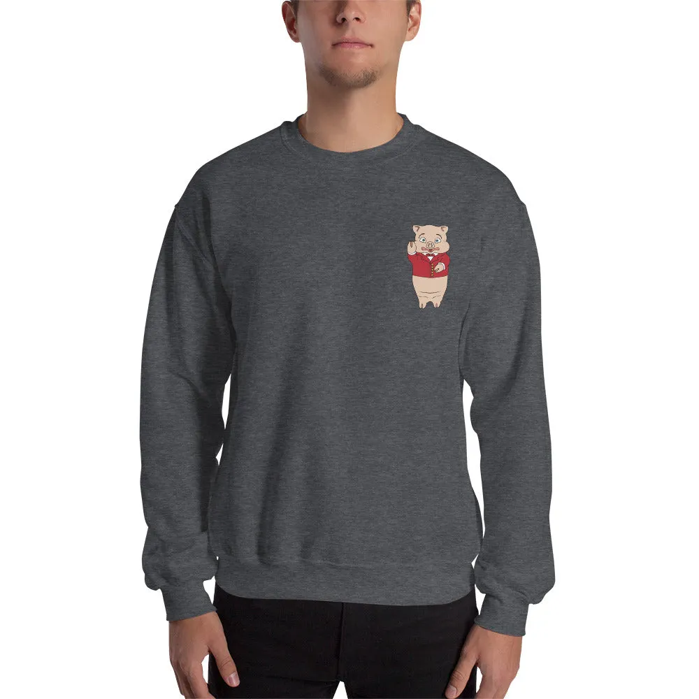 Pig   Neon Sign Sweatshirt