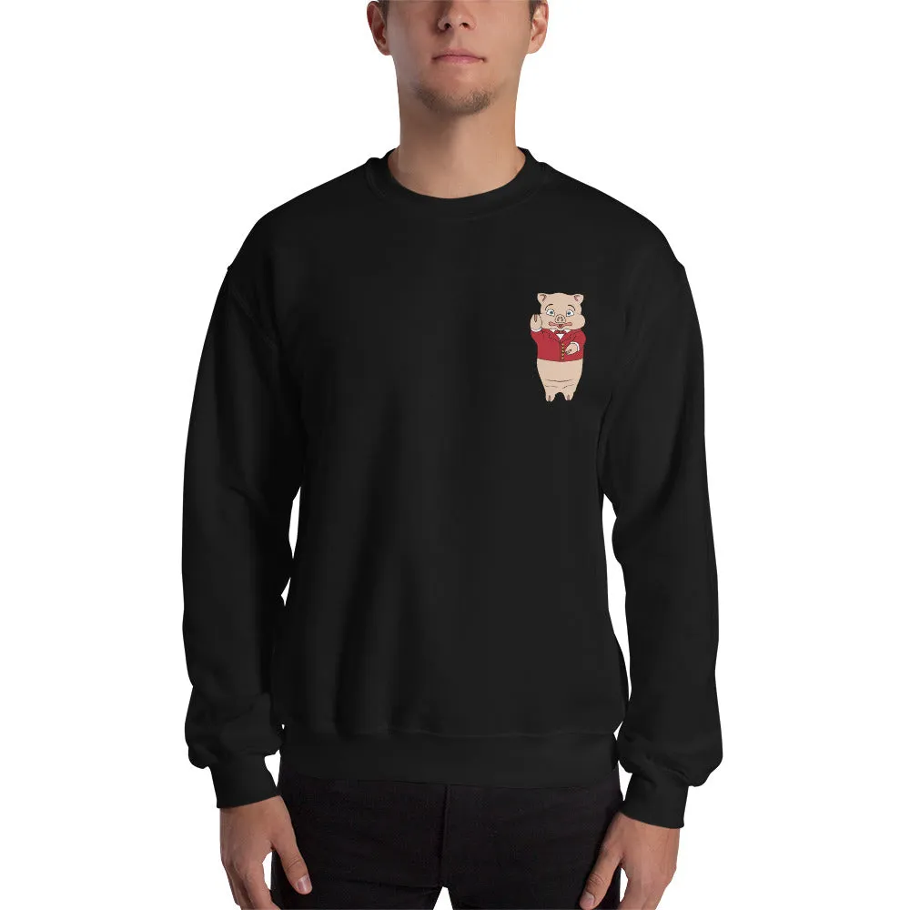 Pig   Neon Sign Sweatshirt