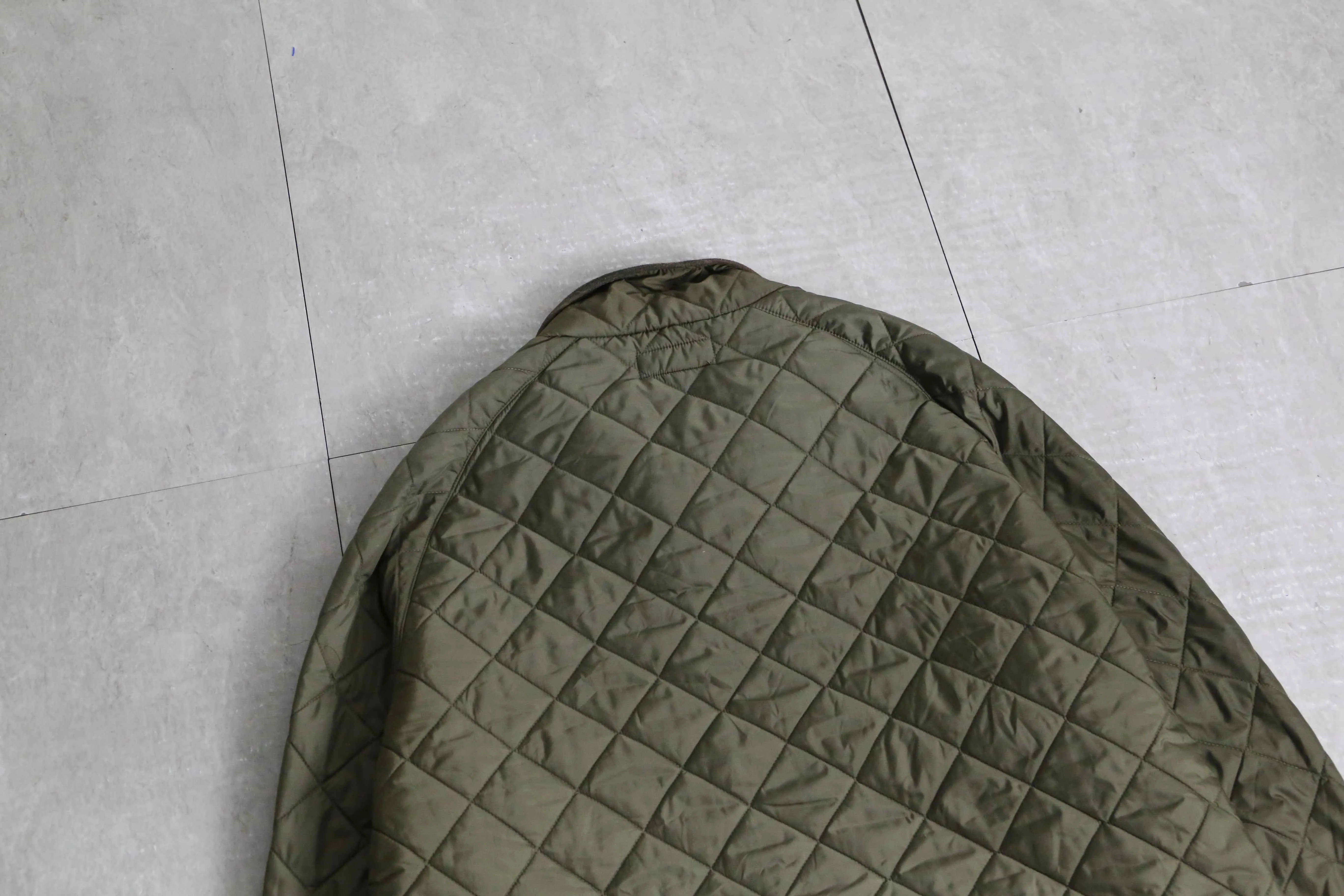 “POLO by RL” khaki color quilted jacket