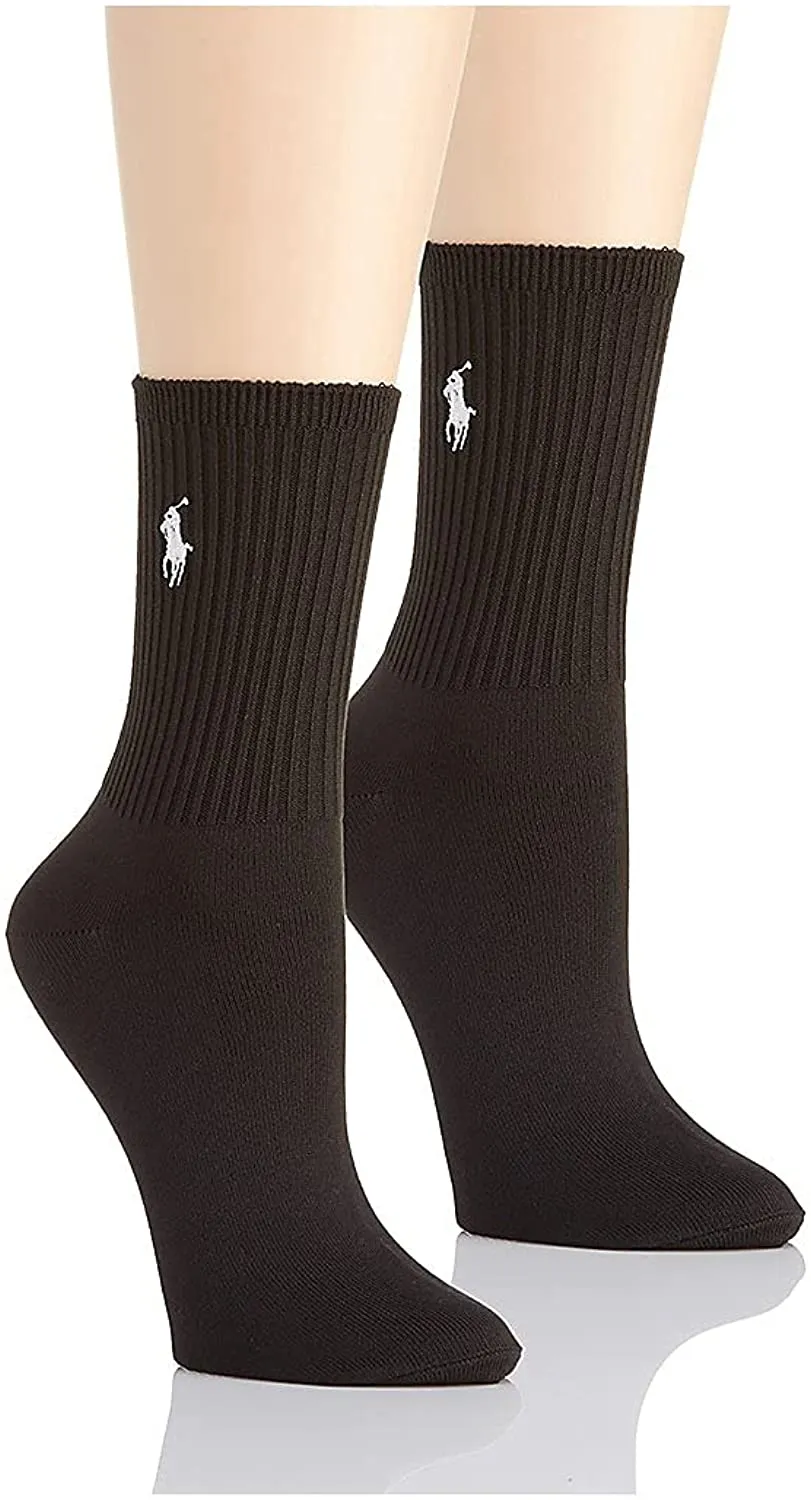 Polo Ralph Lauren Women's 2-Pack Golf Crew Socks