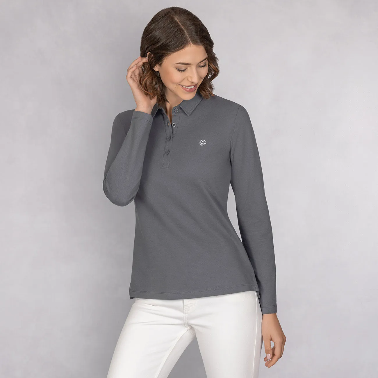 Polo Shirt Organic Cotton Longsleeve Women