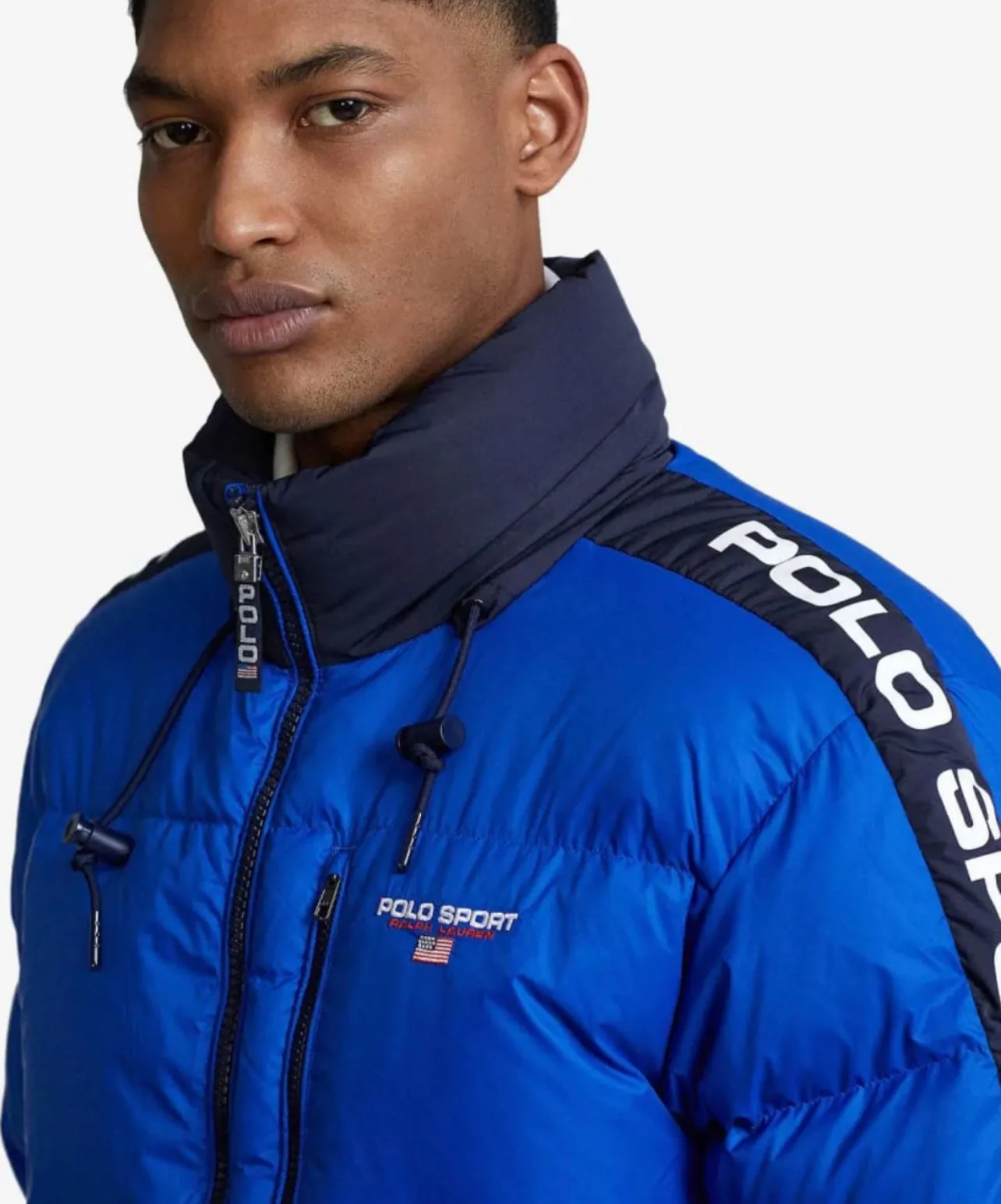 Polo Sport Ralph Lauren Men's Slicker Royal Blue Quilted Water Resistant Down Jacket