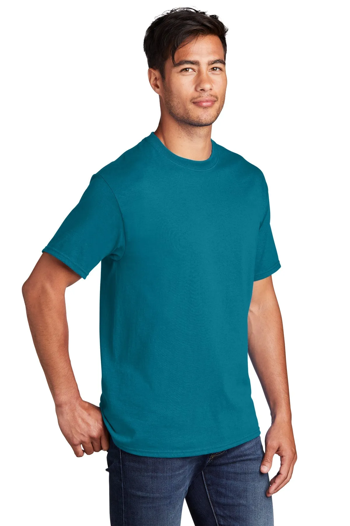 Port & Company Core Cotton Custom Tee's, Teal