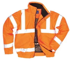 Portwest Rail High Viz Mesh Lined Breathable Class 3 Bomber Jacket RIS 3279- RT62