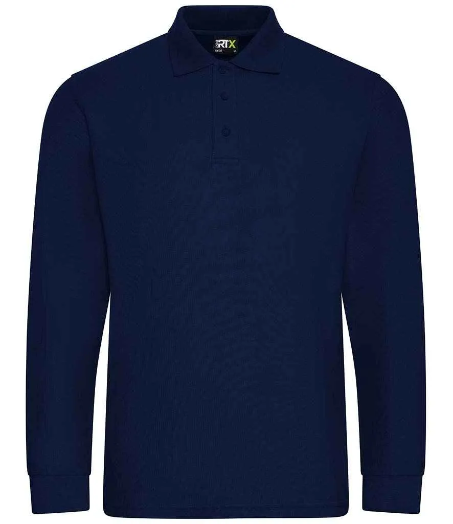 Pro RTX Pro Long Sleeve Pique Polo Shirt