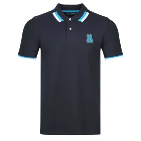 Psycho Bunny Pisani Fashion Polo Shirt in Navy