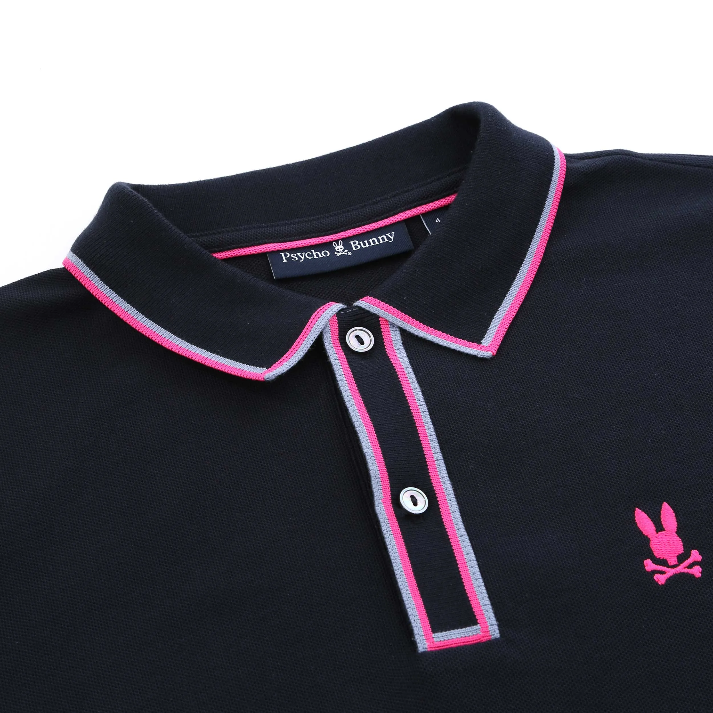 Psycho Bunny The Kent Pique Polo Shirt in Navy