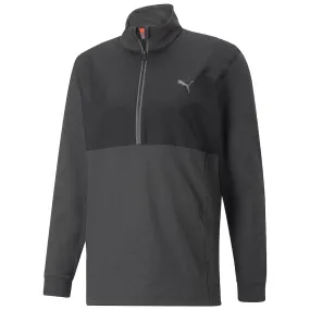 Puma Cloudspun WRMLBL 1/4 Zip Jacket - Black