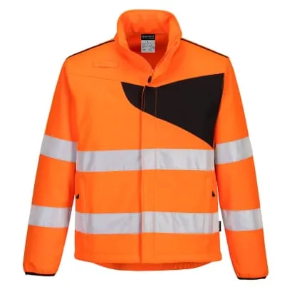 PW2 Hi Vis Softshell Jacket (2 Layer) Ris 3279 Portwest -PW275