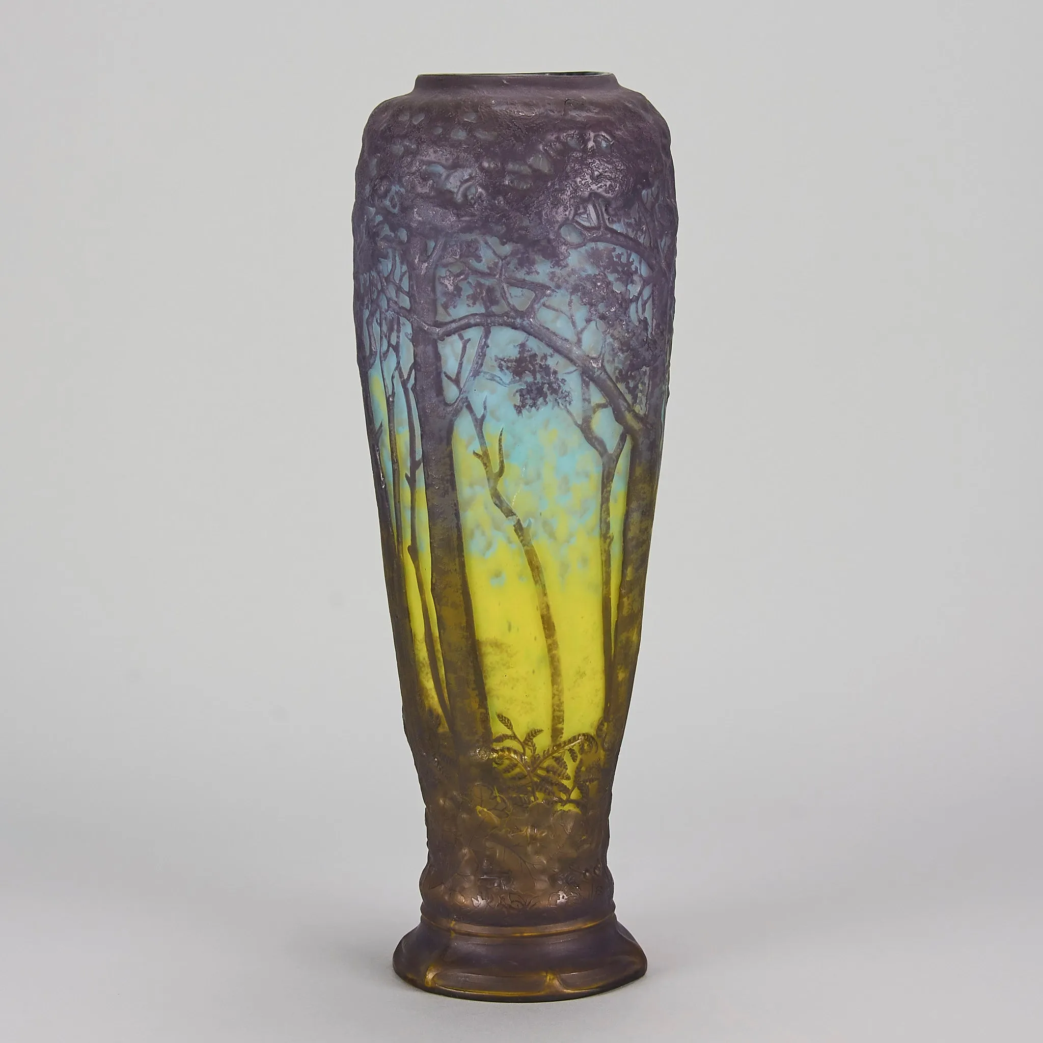 "Paysage Forestier Vase" by Daum Frères