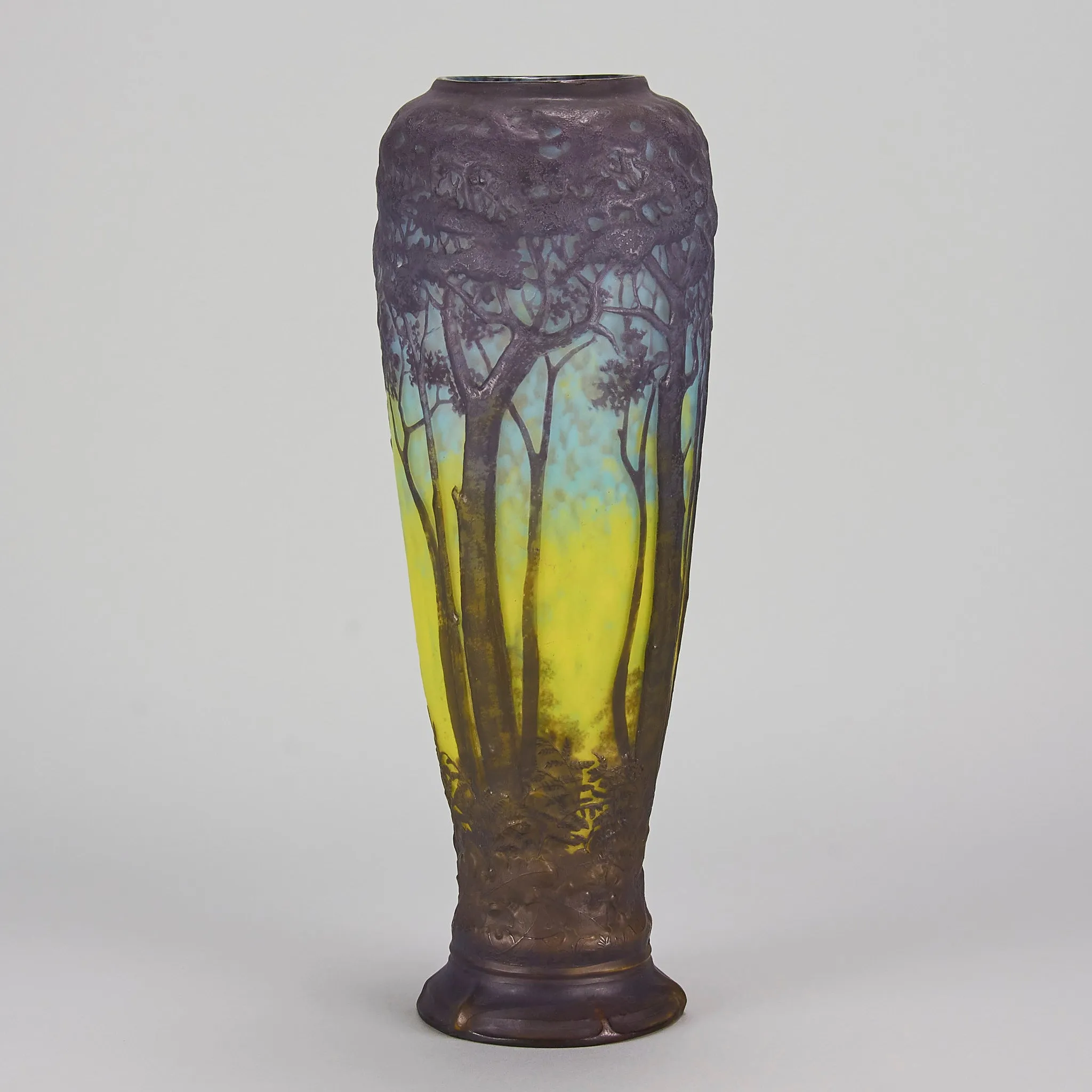 "Paysage Forestier Vase" by Daum Frères