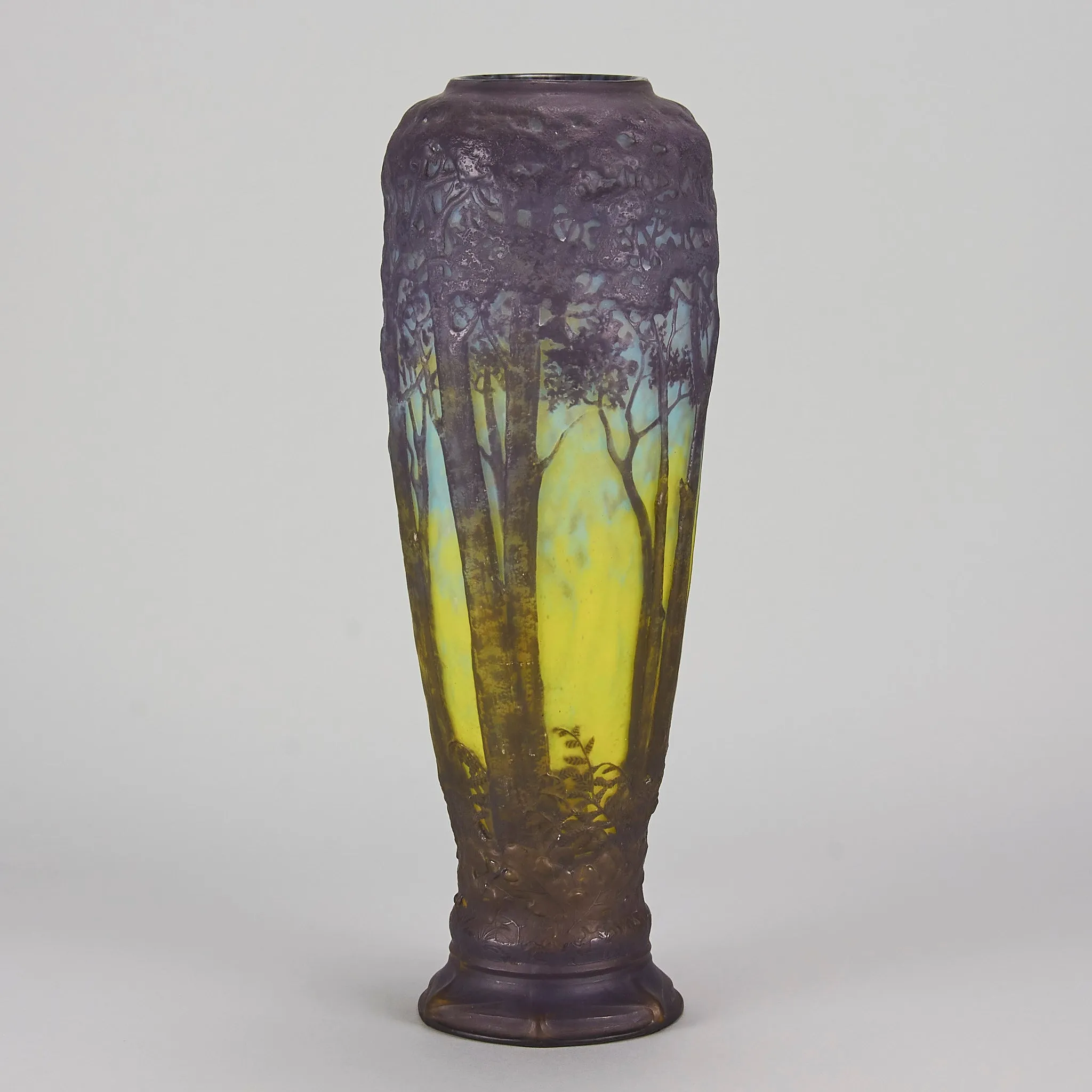 "Paysage Forestier Vase" by Daum Frères