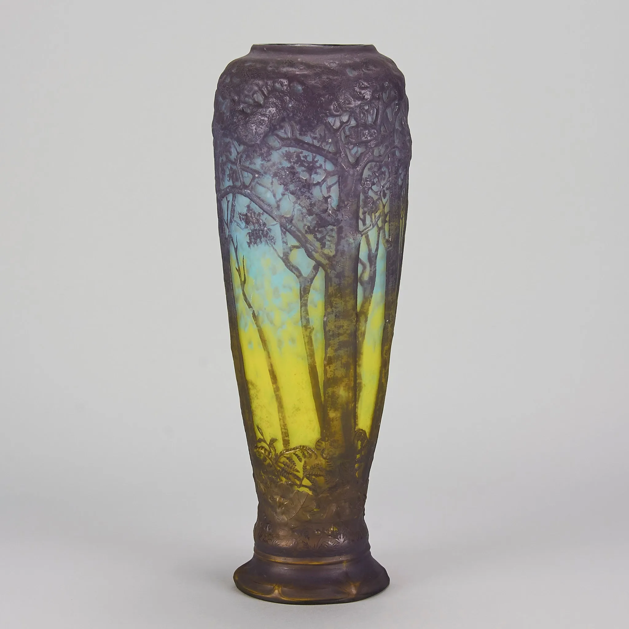 "Paysage Forestier Vase" by Daum Frères