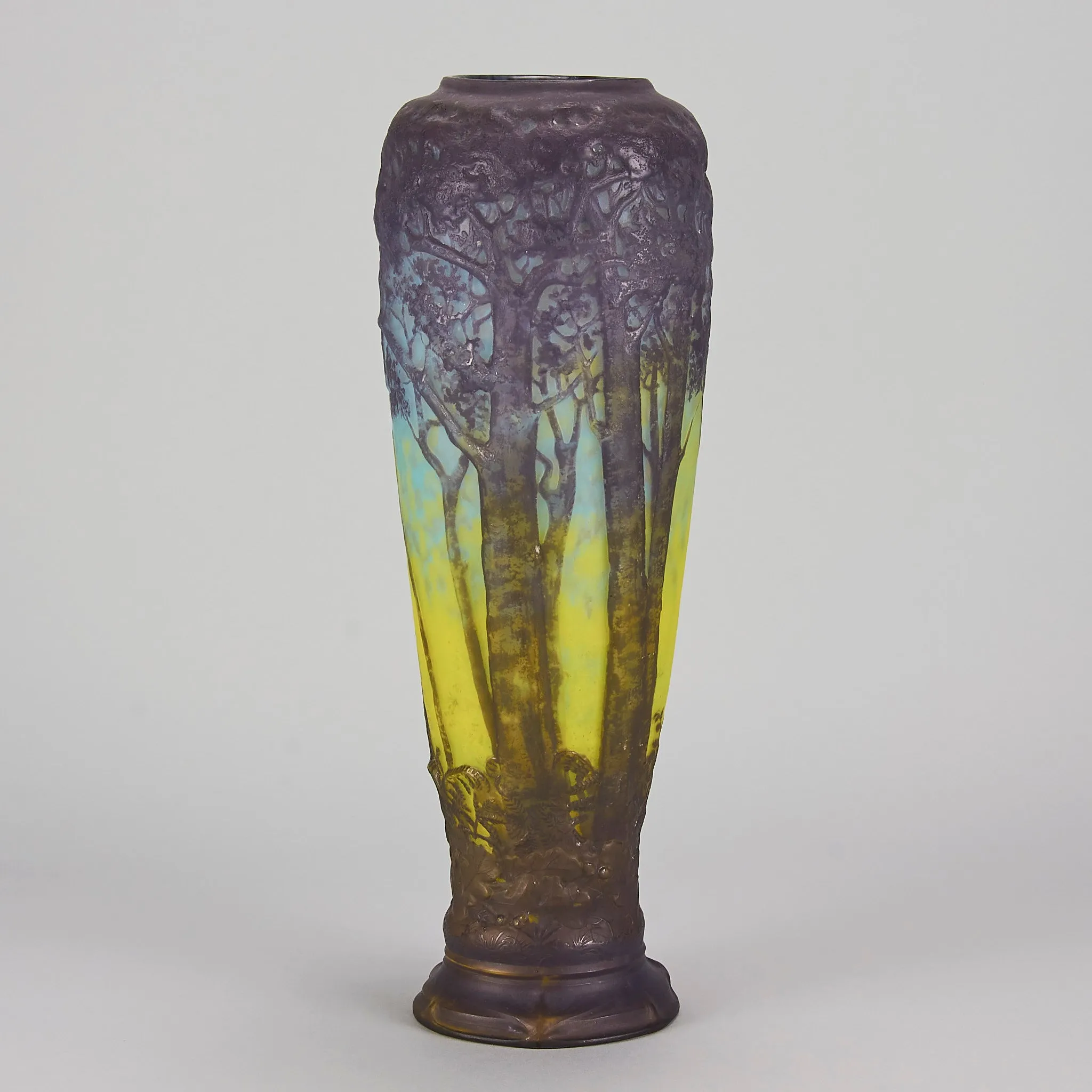 "Paysage Forestier Vase" by Daum Frères