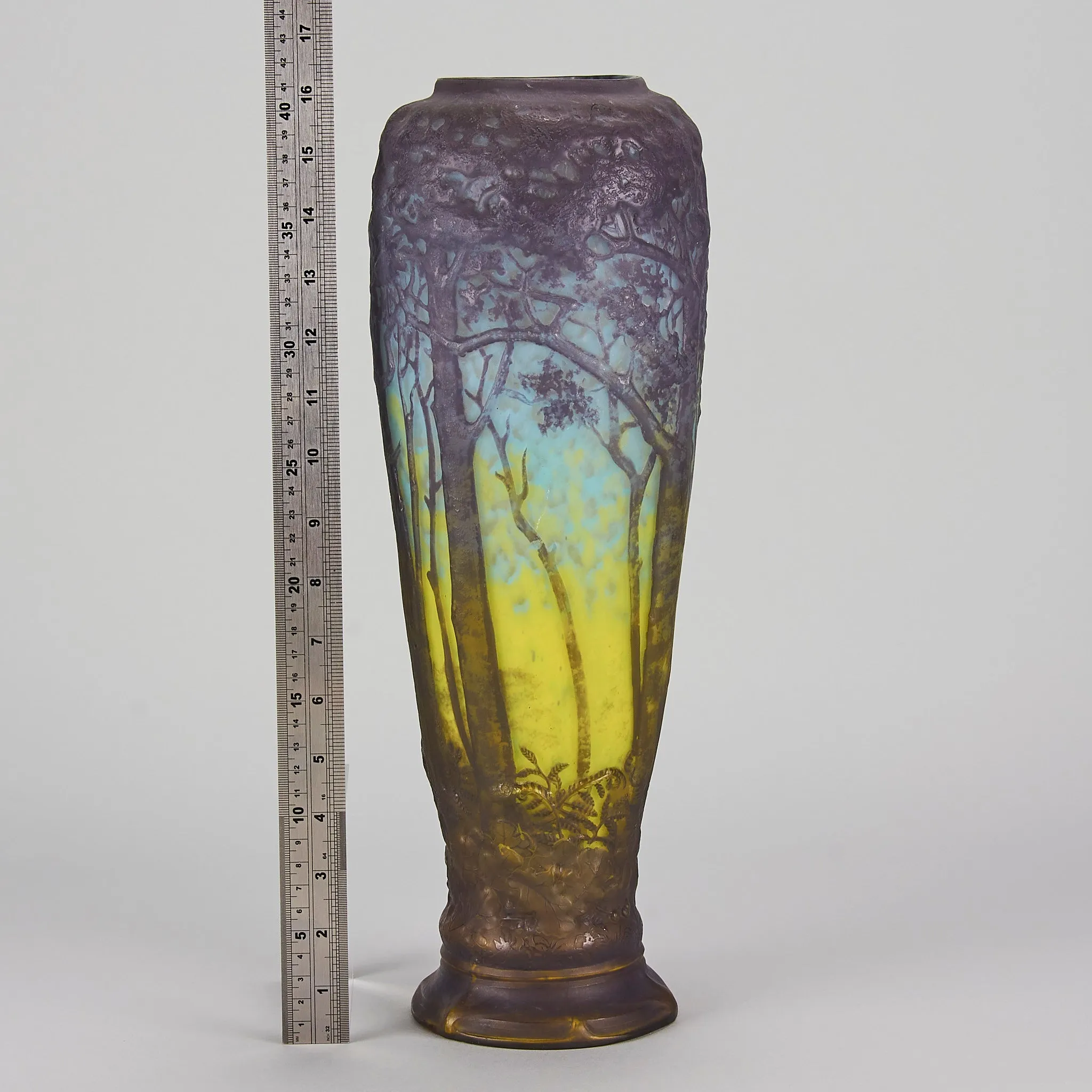 "Paysage Forestier Vase" by Daum Frères