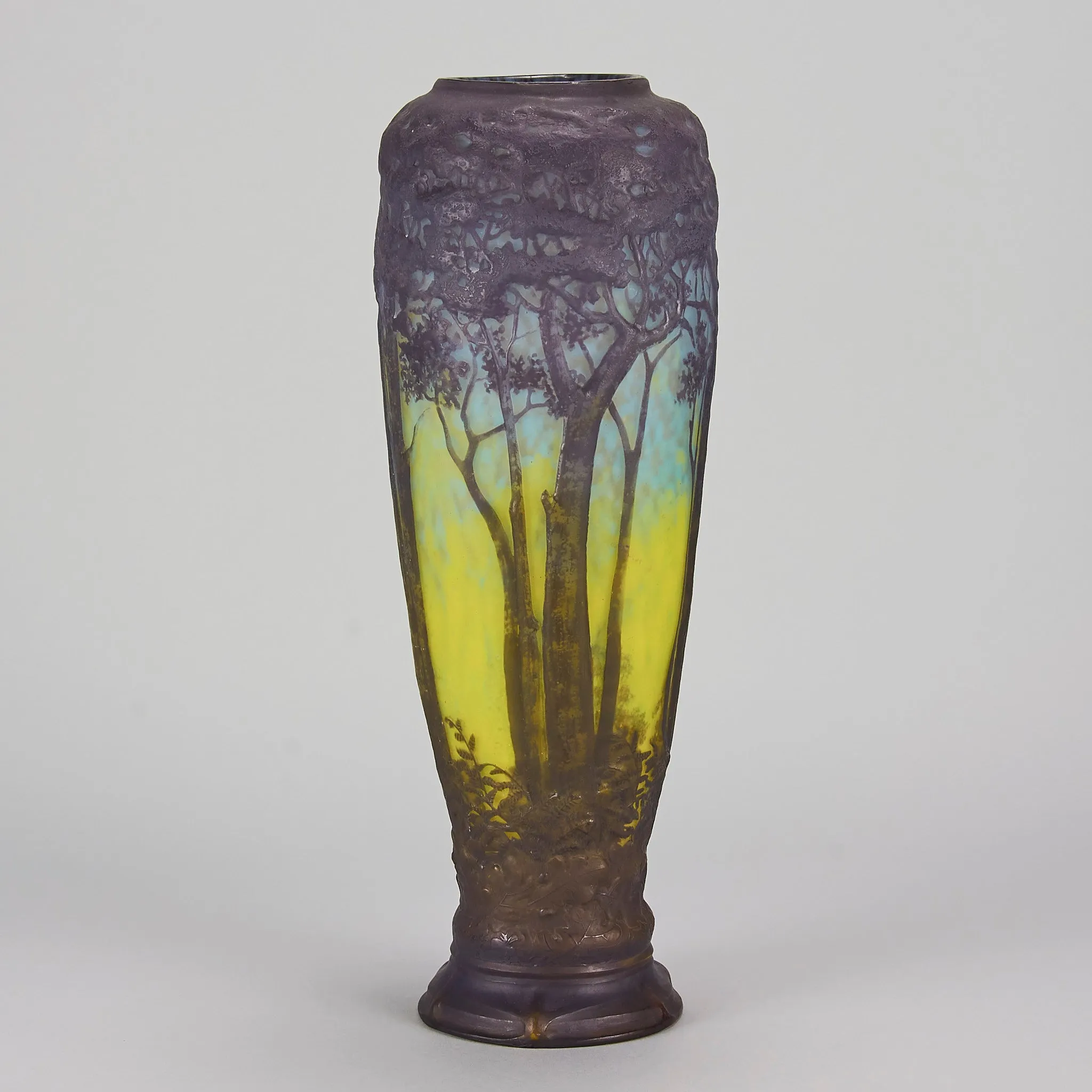 "Paysage Forestier Vase" by Daum Frères