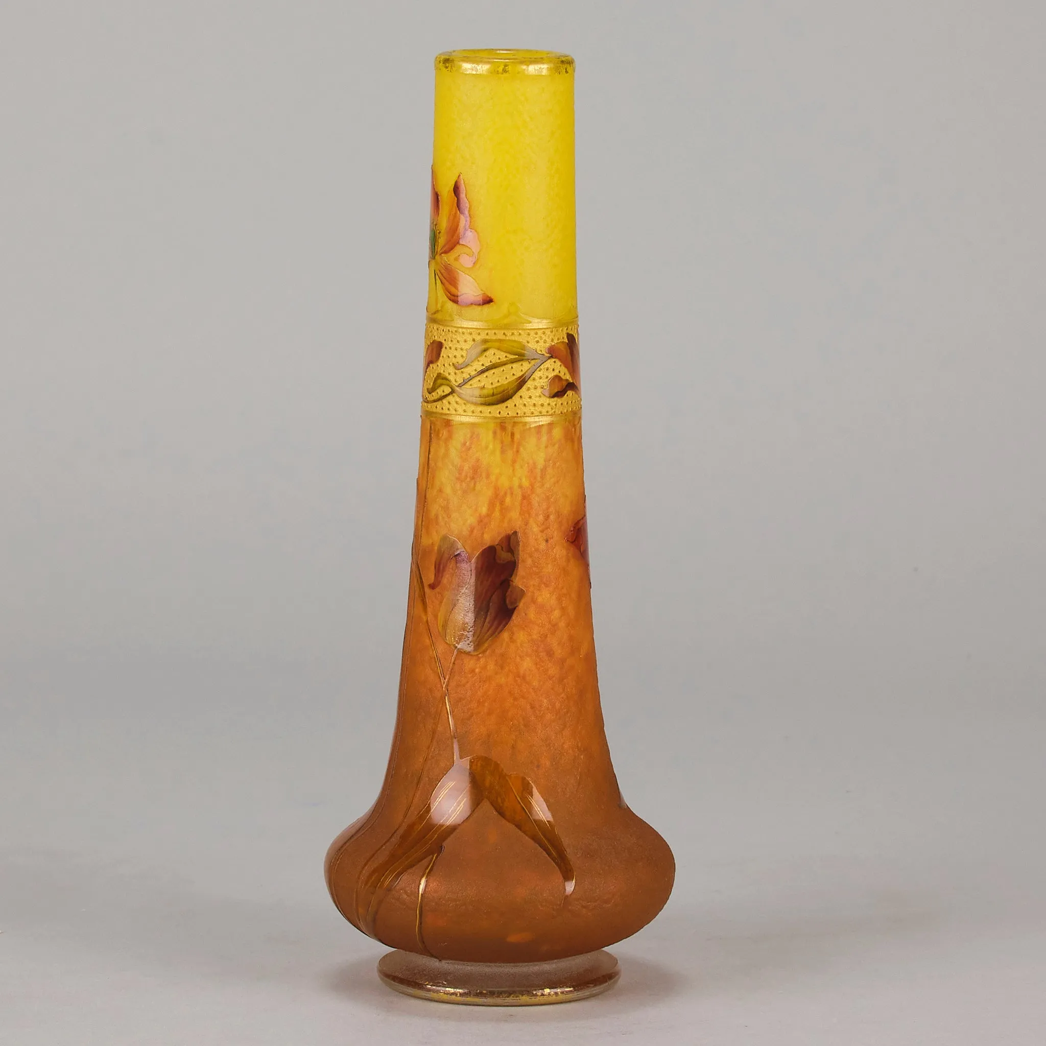 "Poppy Vase" by Daum Frères