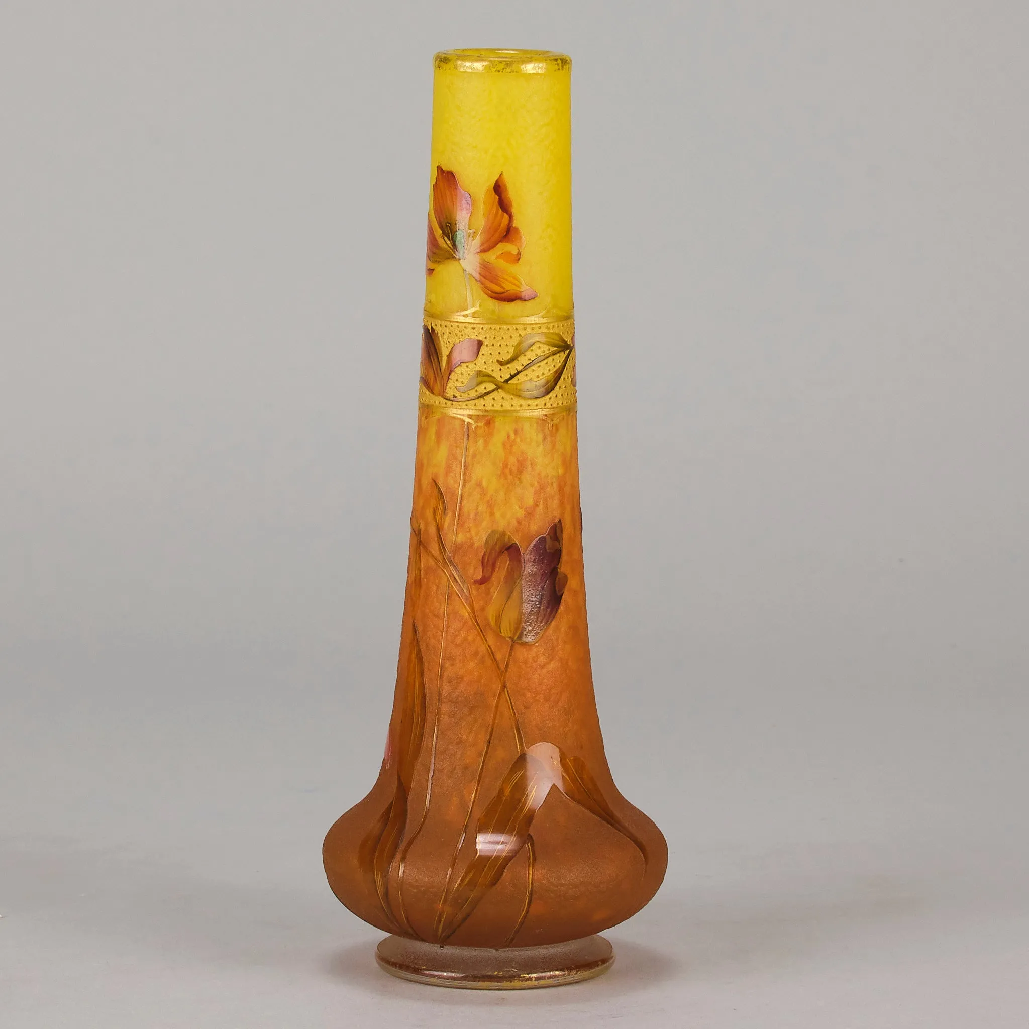 "Poppy Vase" by Daum Frères