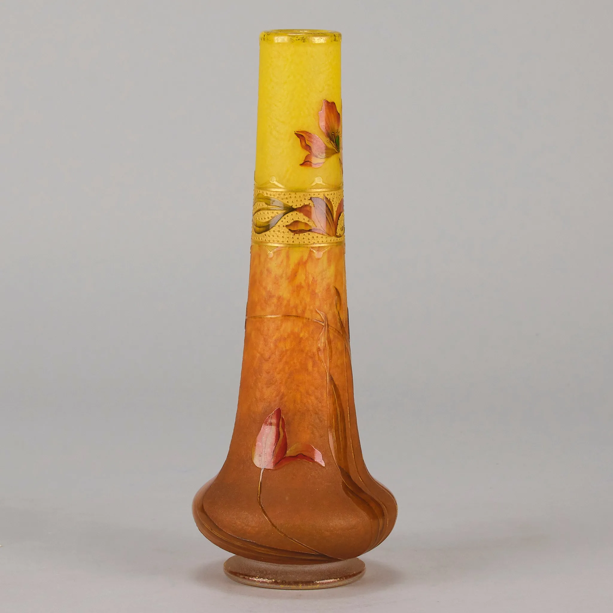 "Poppy Vase" by Daum Frères