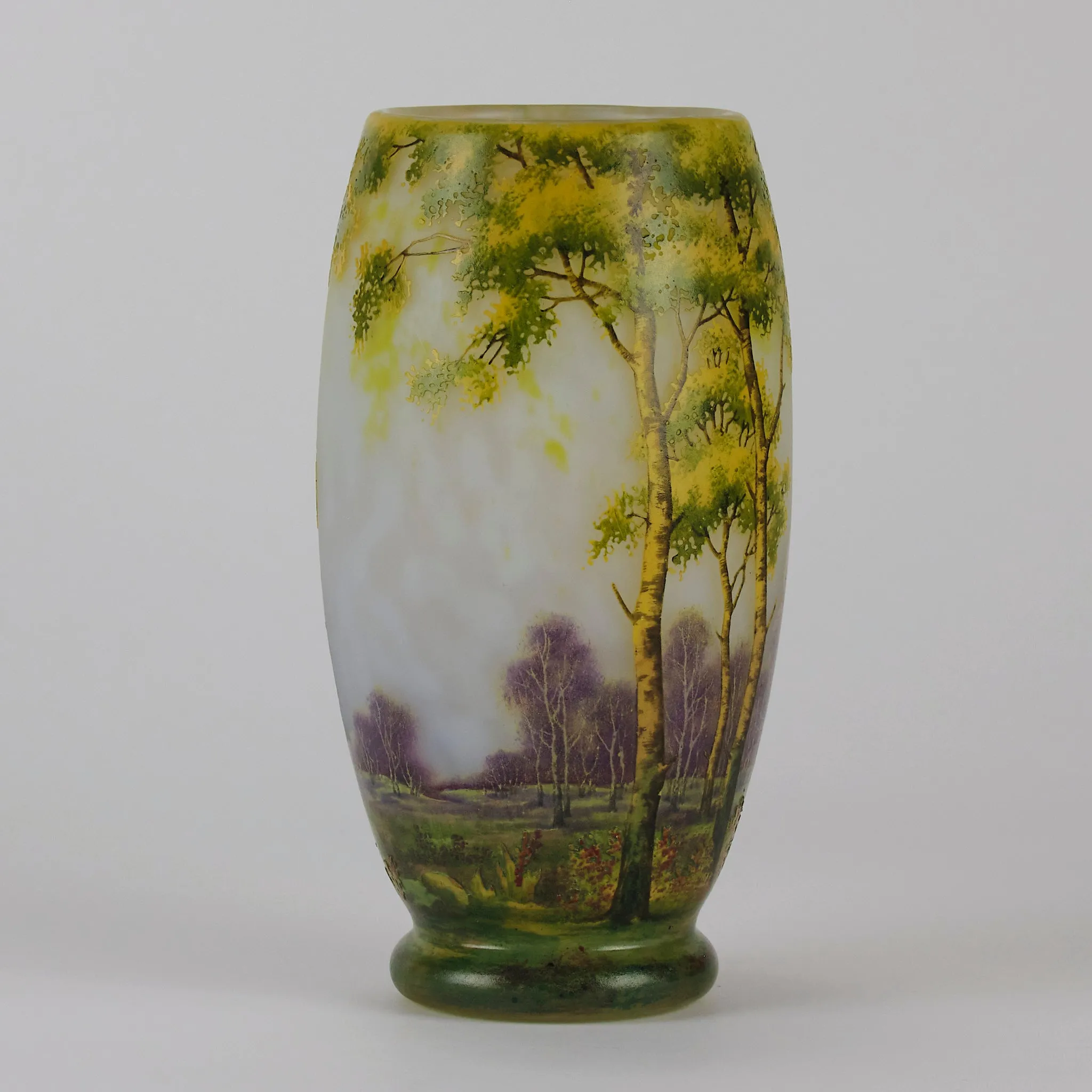 "Summer Landscape" Vase by Daum Frères