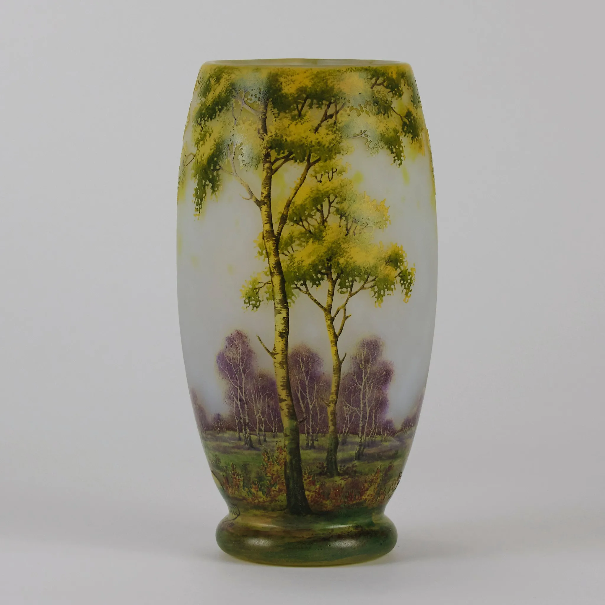 "Summer Landscape" Vase by Daum Frères