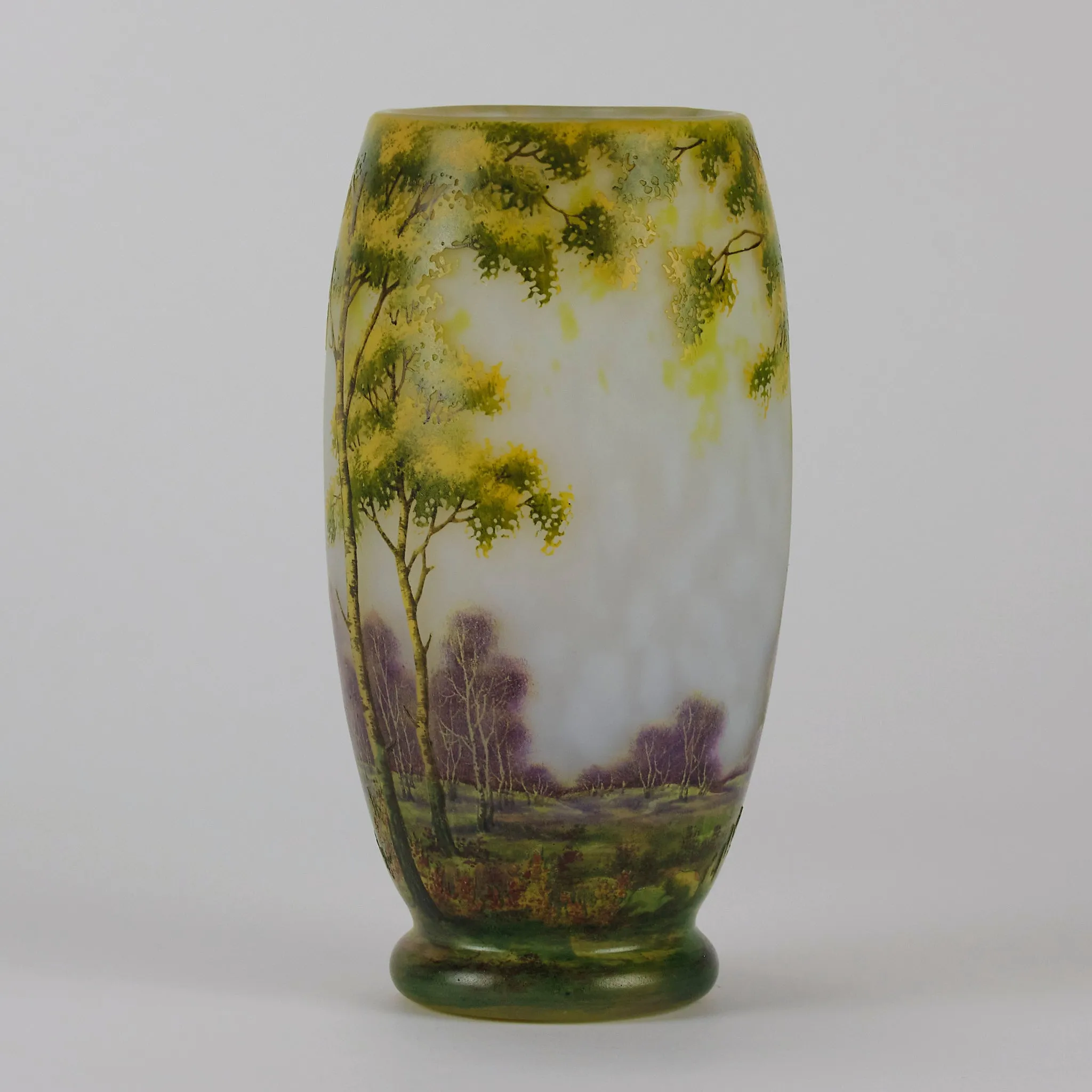 "Summer Landscape" Vase by Daum Frères