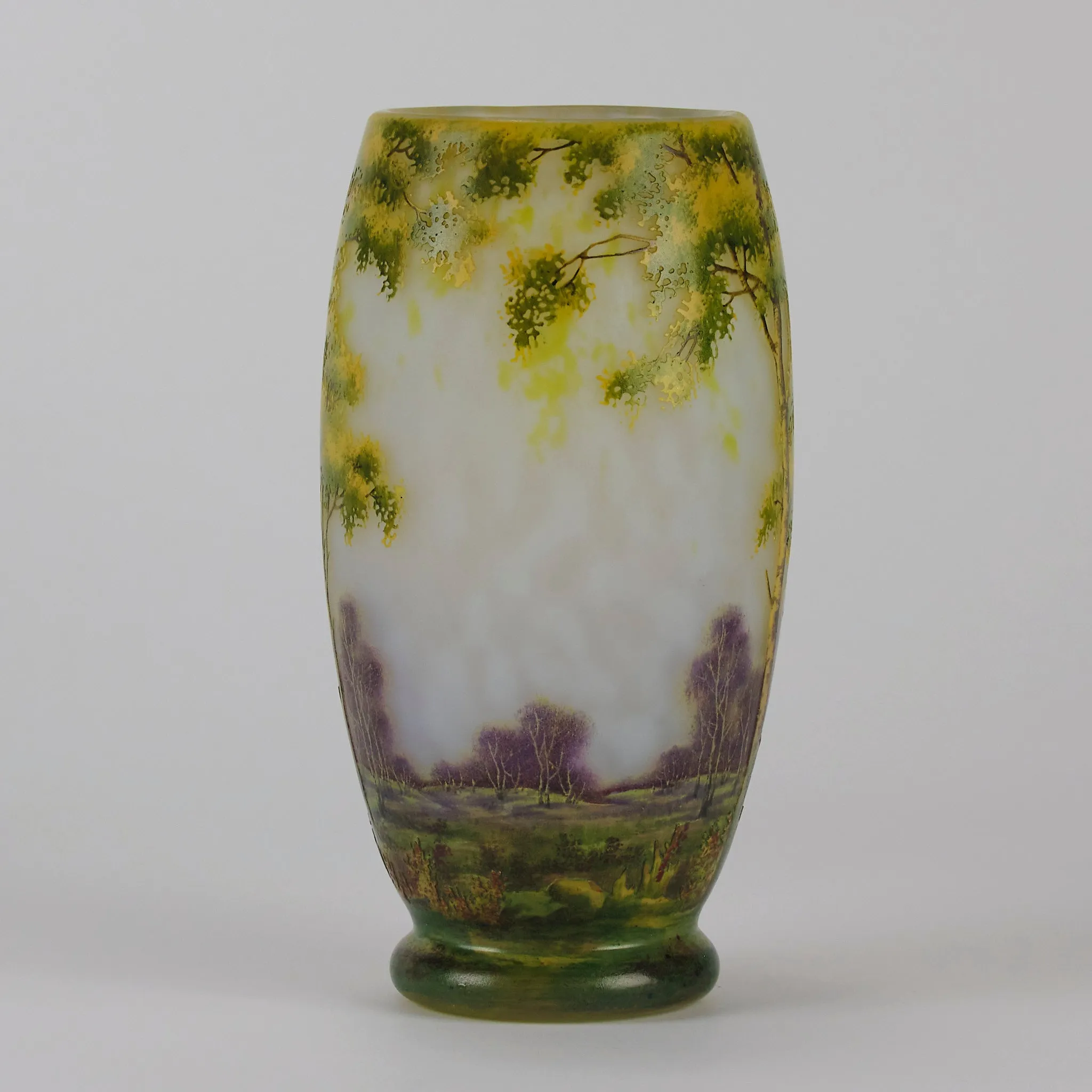 "Summer Landscape" Vase by Daum Frères