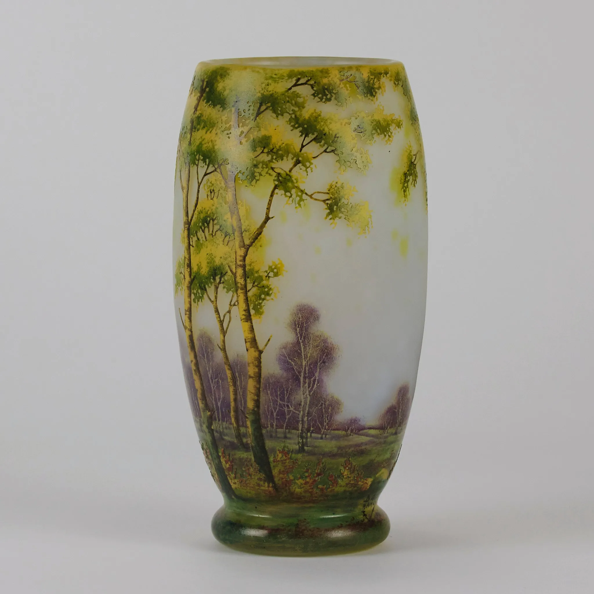 "Summer Landscape" Vase by Daum Frères