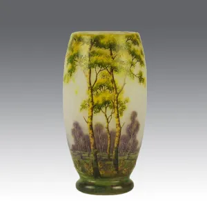 "Summer Landscape" Vase by Daum Frères