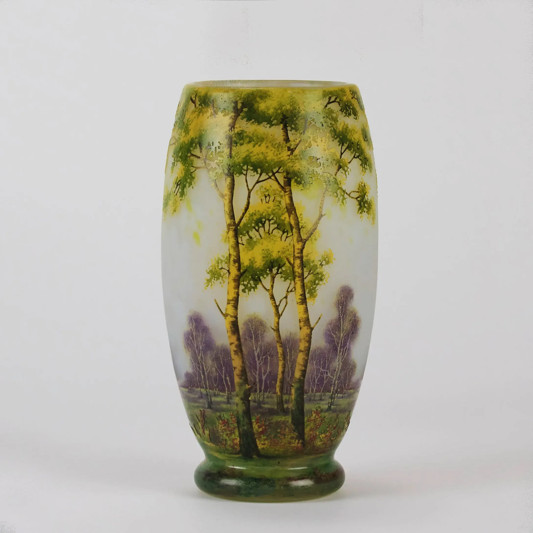 "Summer Landscape" Vase by Daum Frères