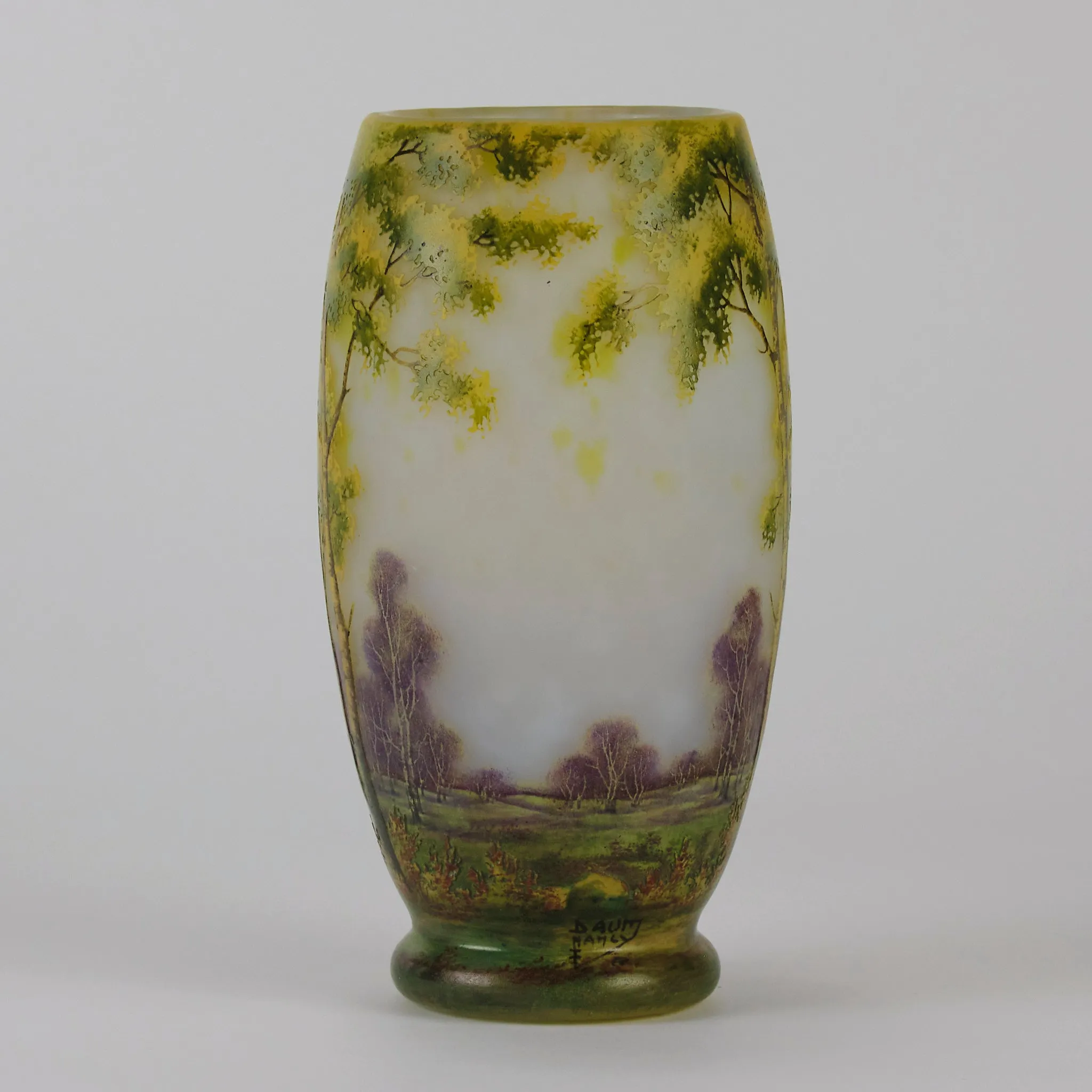 "Summer Landscape" Vase by Daum Frères