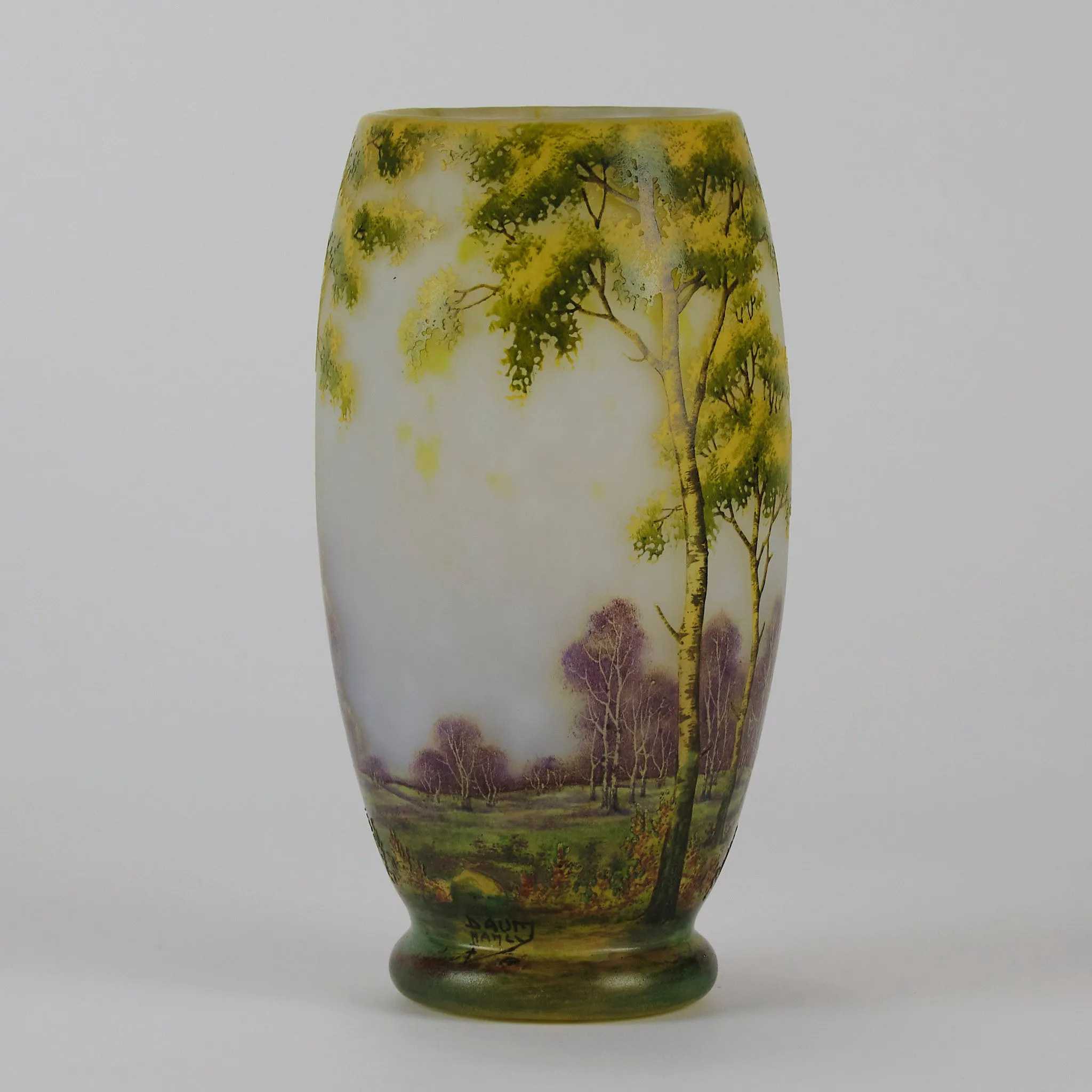 "Summer Landscape" Vase by Daum Frères