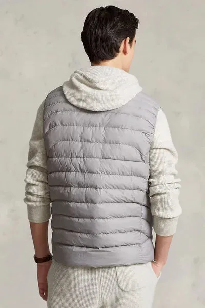 Ralph Lauren PolyFill Packable Quilted Vest | Light Grey