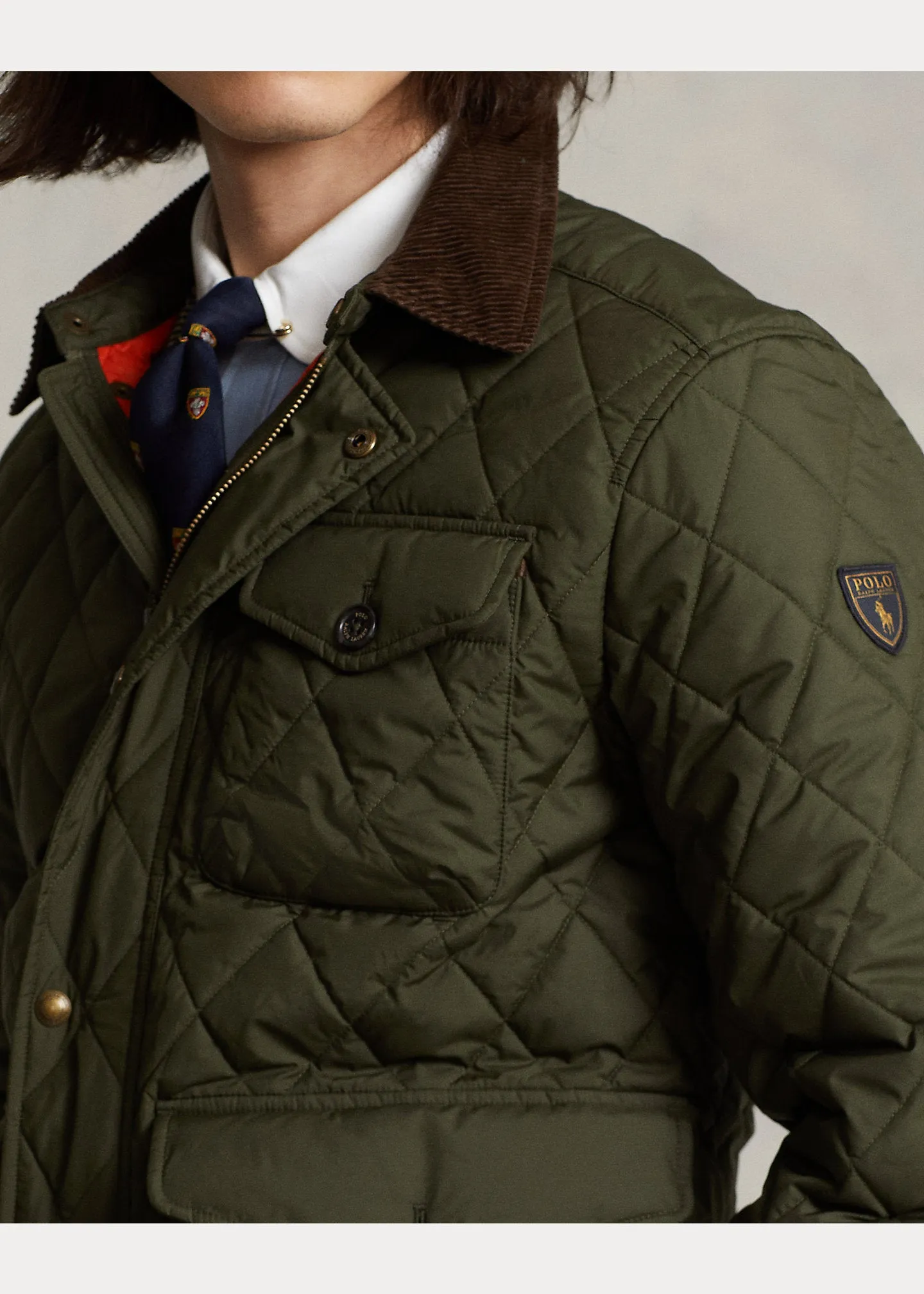 Ralph Lauren The Beaton Quilted Jacket | Company Olive