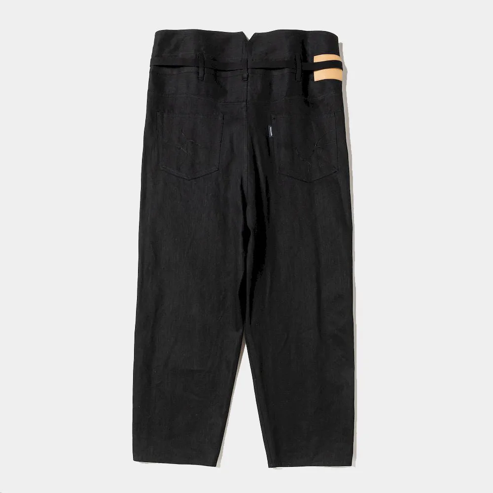 Raw Denim Wrap PT (Off Black)/MW-PT23207