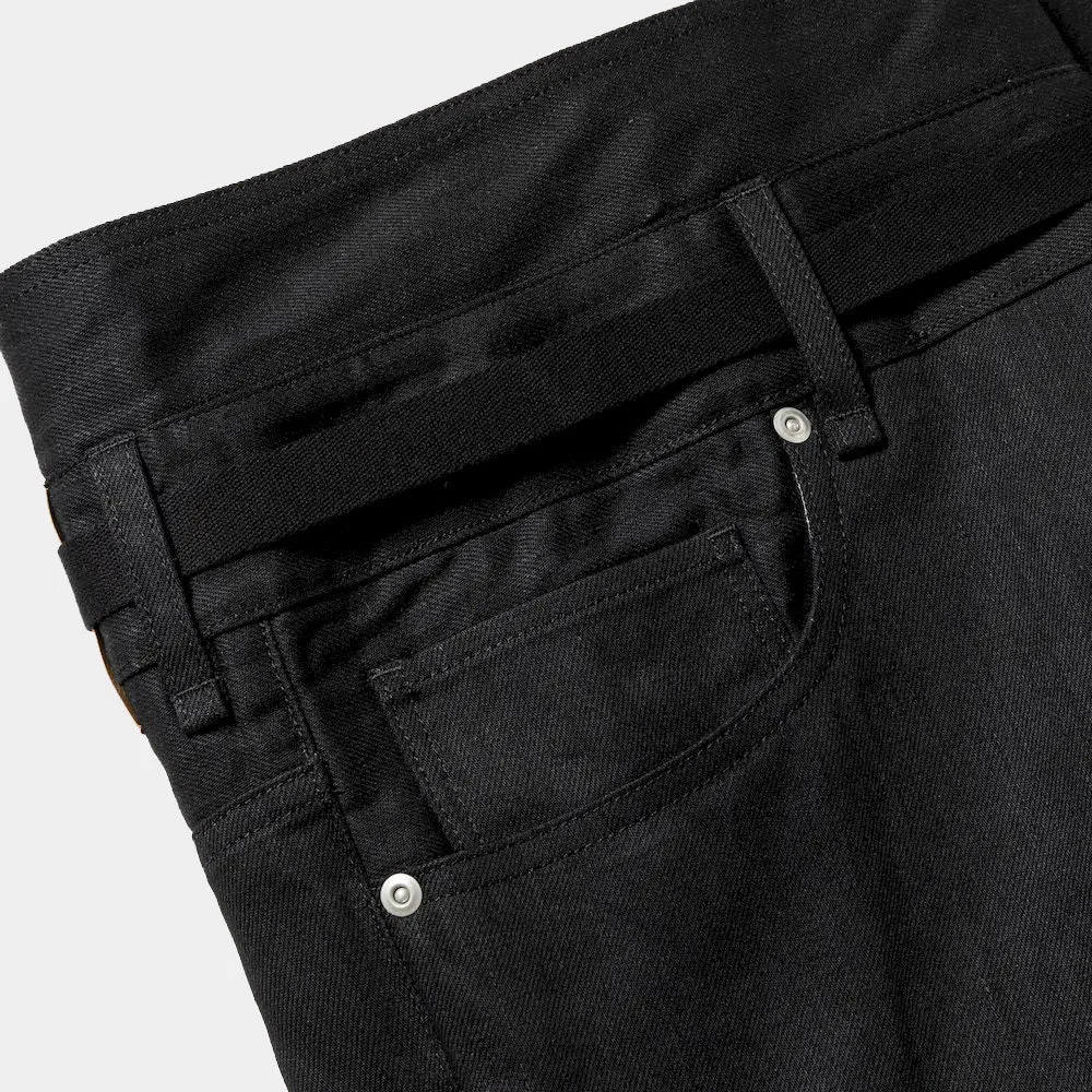 Raw Denim Wrap PT (Off Black)/MW-PT23207