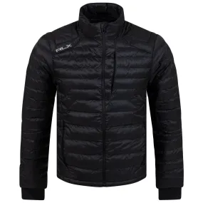 RLX Poly Ripstop Pivot Bomber Jacket Polo Black - AW23