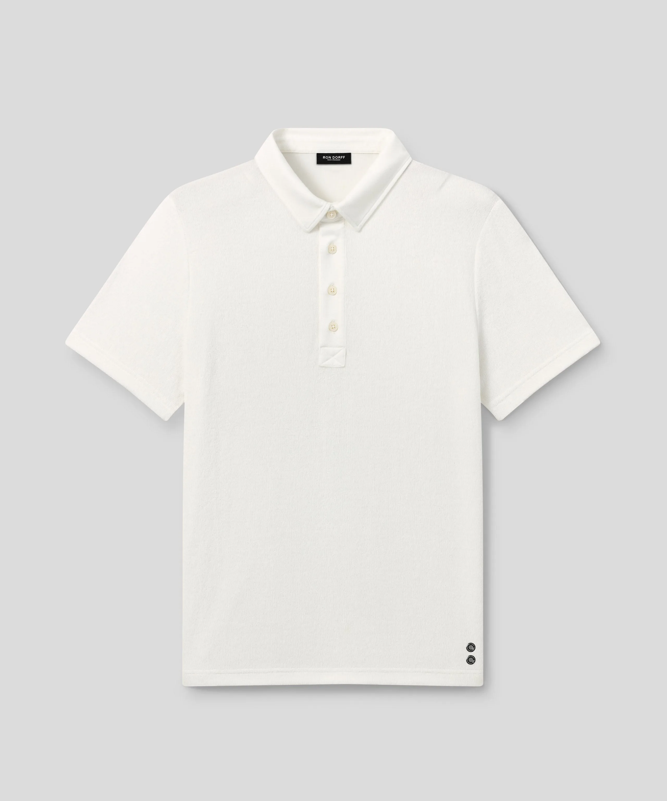 Ron Dorff Terry Polo Pique Collar