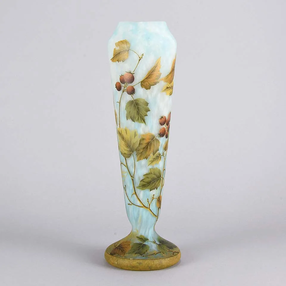 Rosehips Vase by Daum Freres