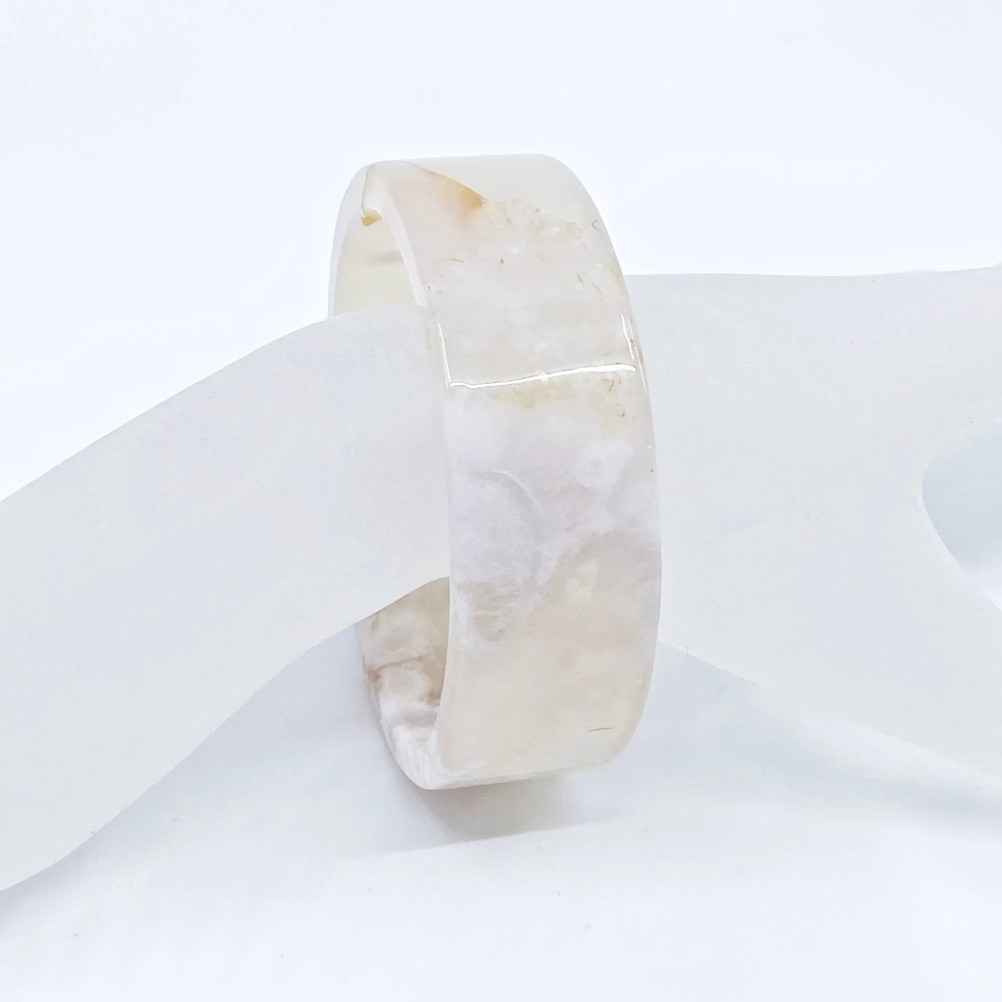 Sakura Agate Stone Bangle