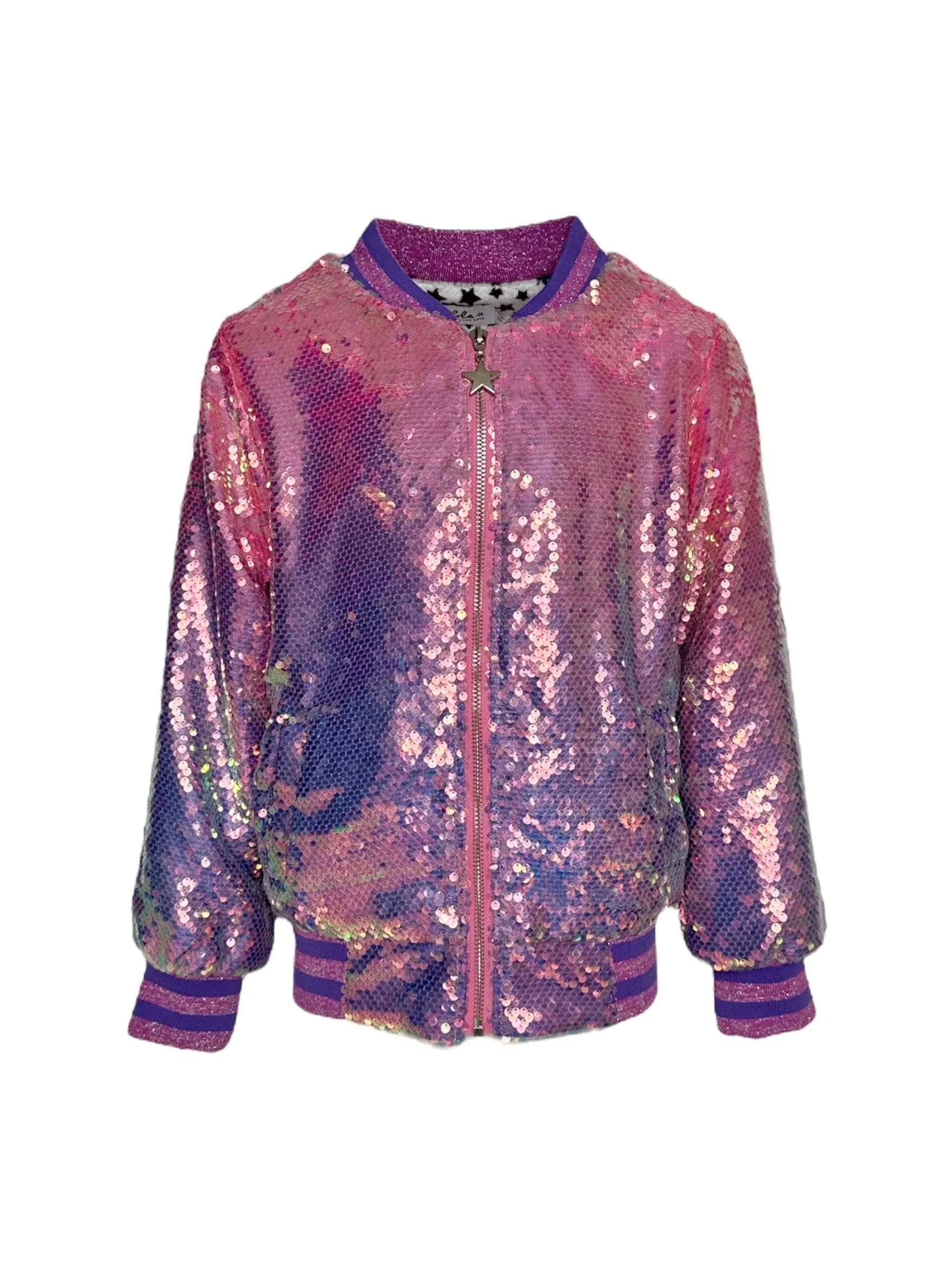 Sequin Bomber Jacket/Lola & the Boys