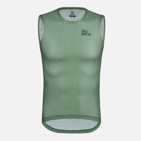 Skull Monton Cycling Base Layer Mens Wednesday Green