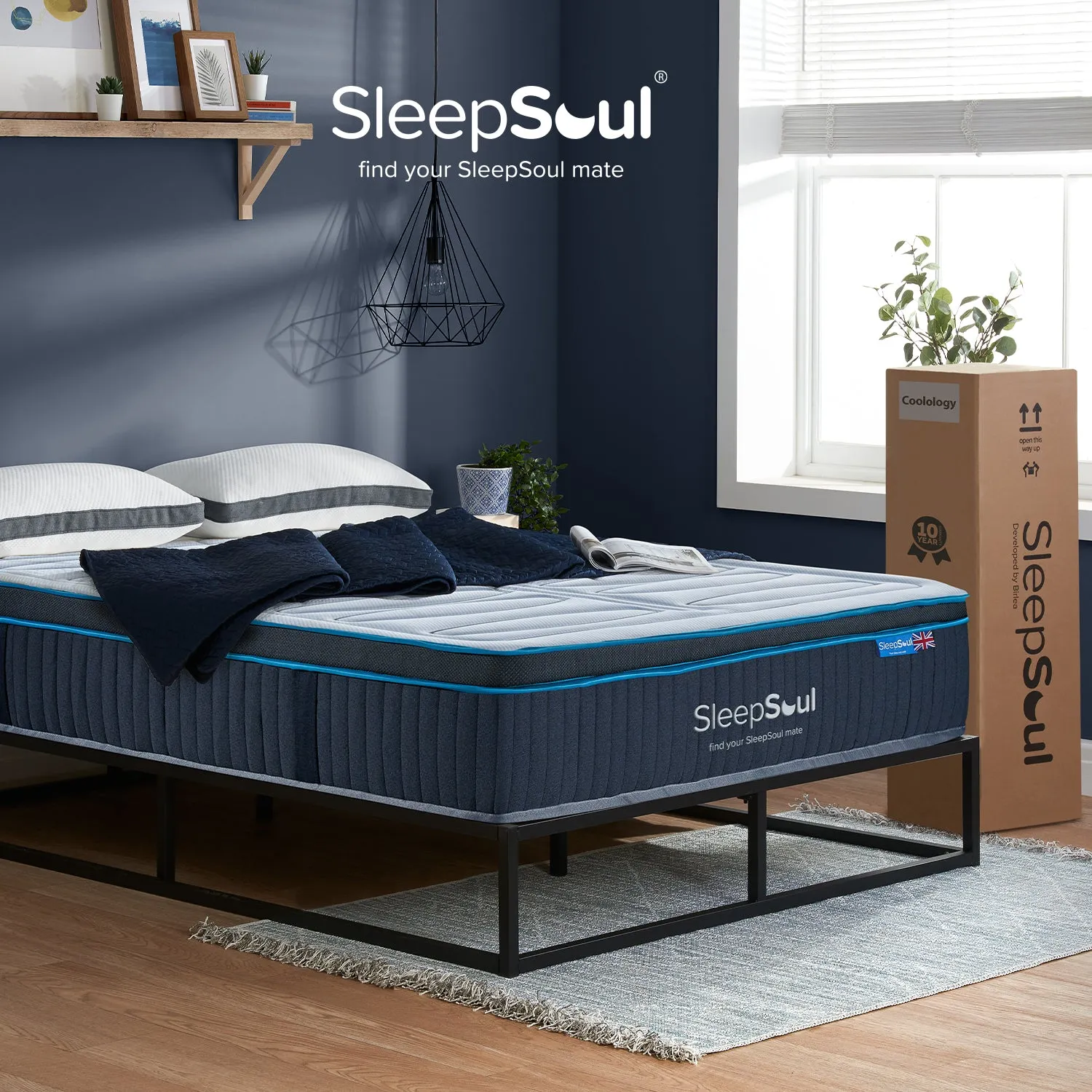 SleepSoul Coolology 1200 Pocket Cool Gel Mattress 100X200