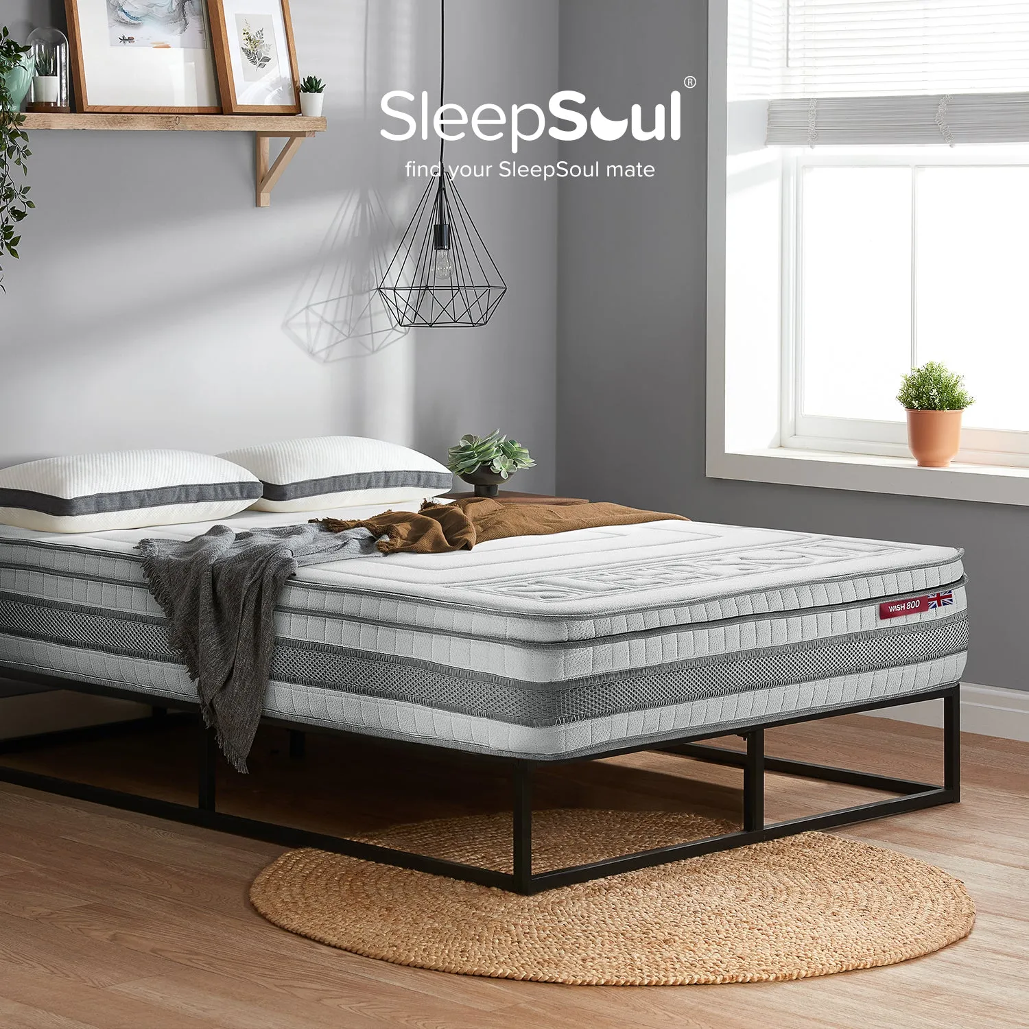 SleepSoul Wish 800 Memory Cool Gel Mattress