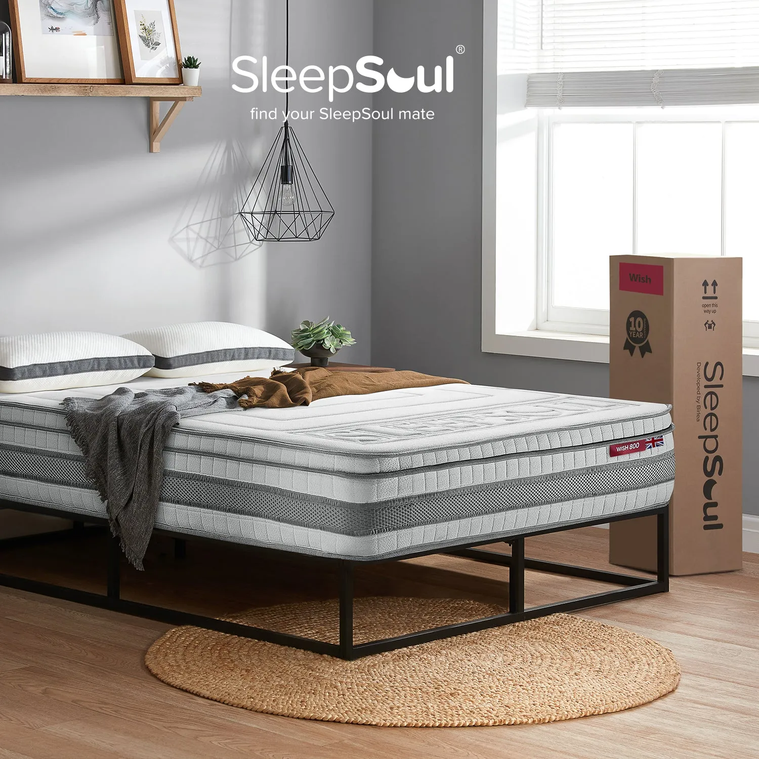 SleepSoul Wish 800 Memory Cool Gel Mattress