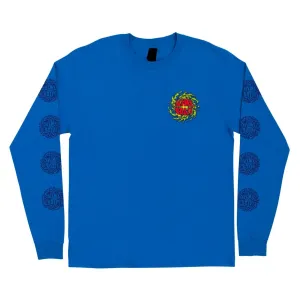 Slime Balls SB Logo Long Sleeve Mens T-Shirt - Royal Blue